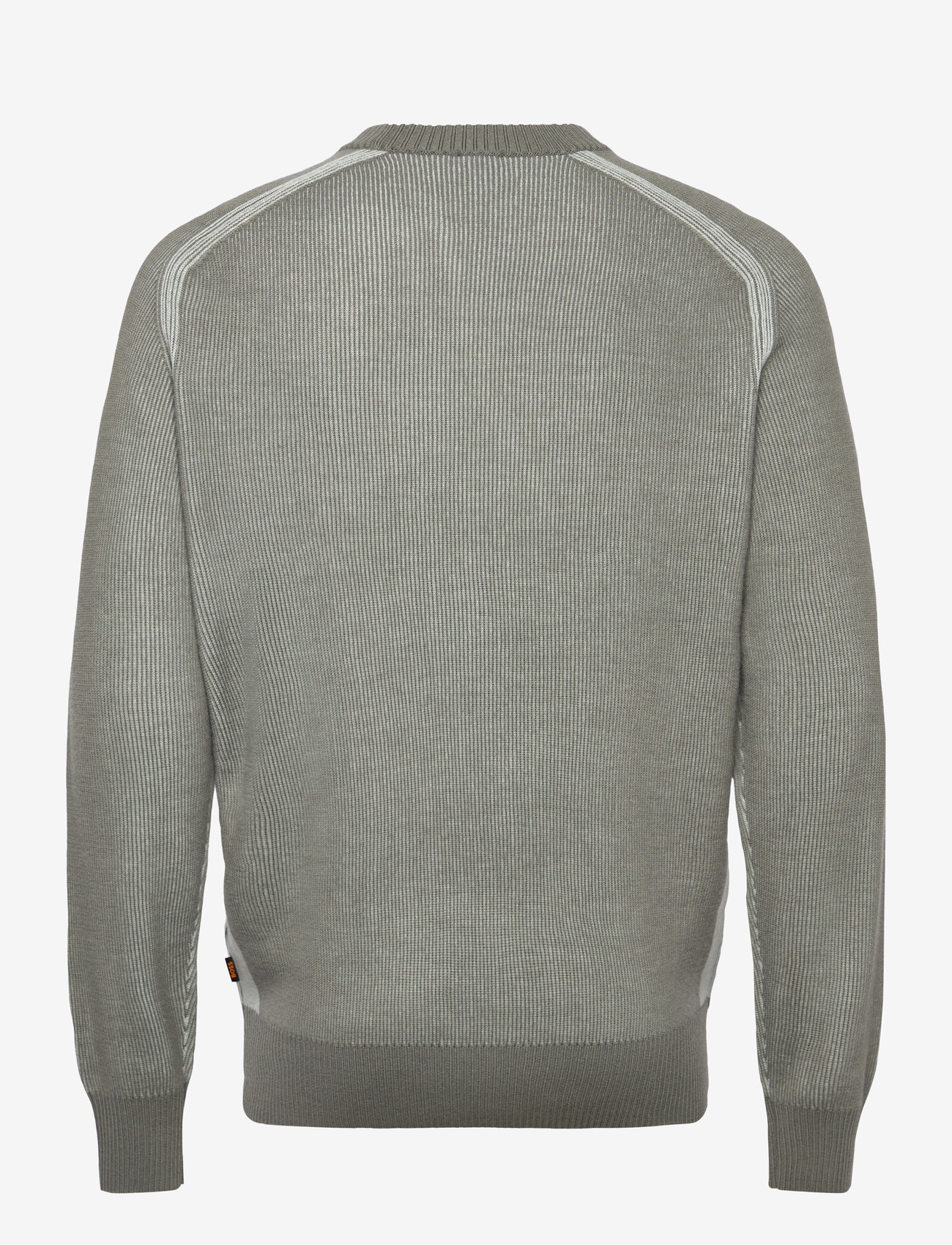 BOSS - Akajer - strik med rund hals - open grey - 1