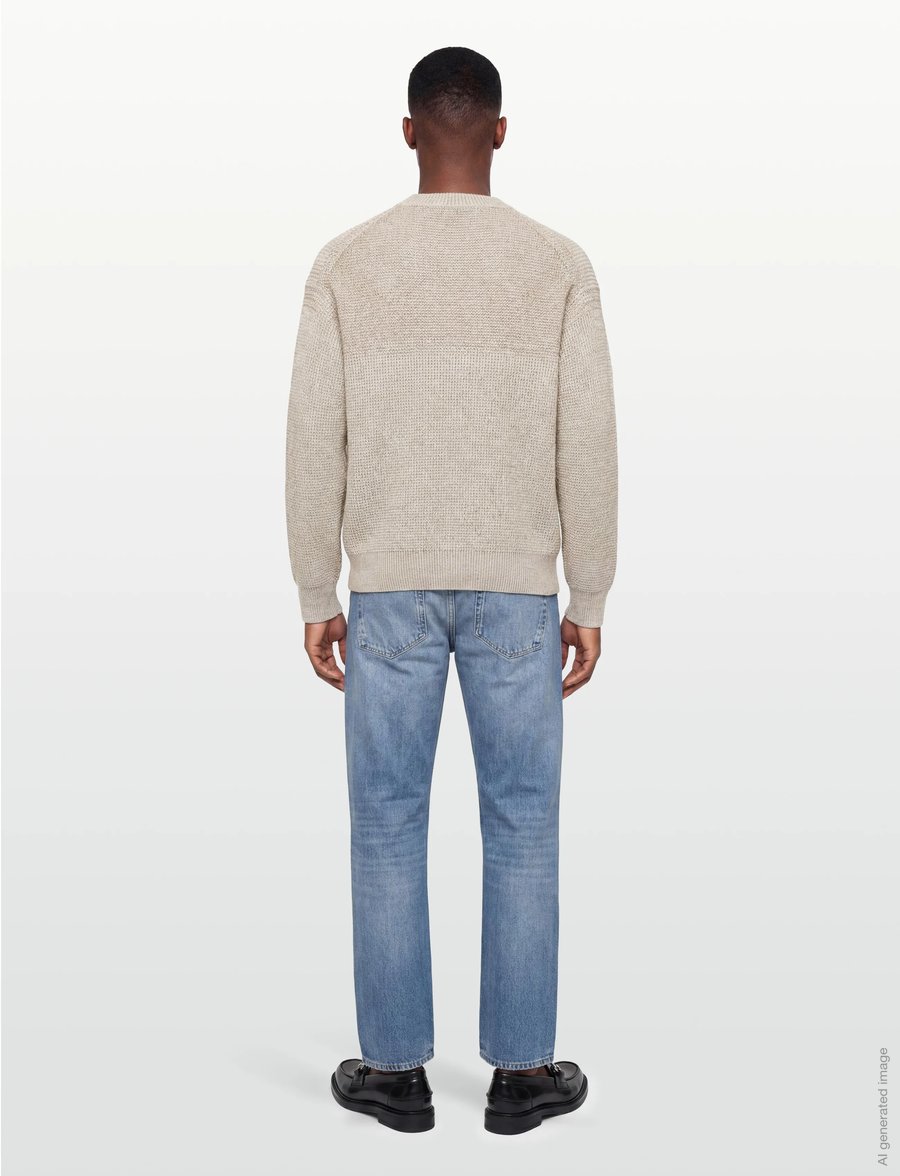 BOSS - Kartney - rundhals - open grey - 4