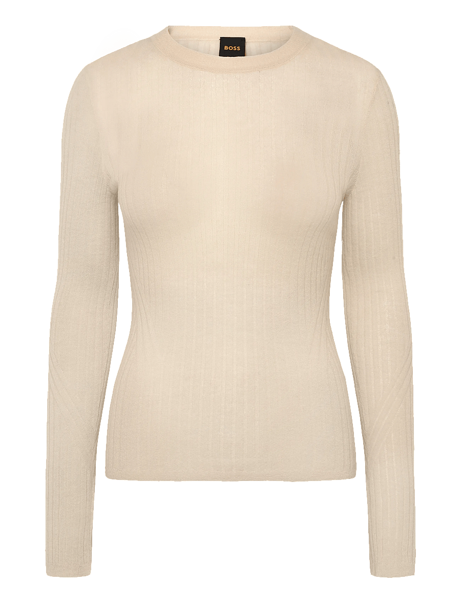 BOSS - C_Fennoni - pullover - open beige - 1