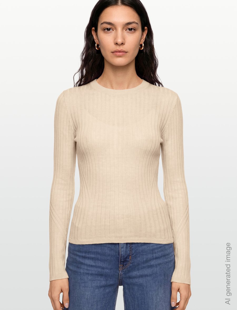 BOSS - C_Fennoni - pullover - open beige - 3