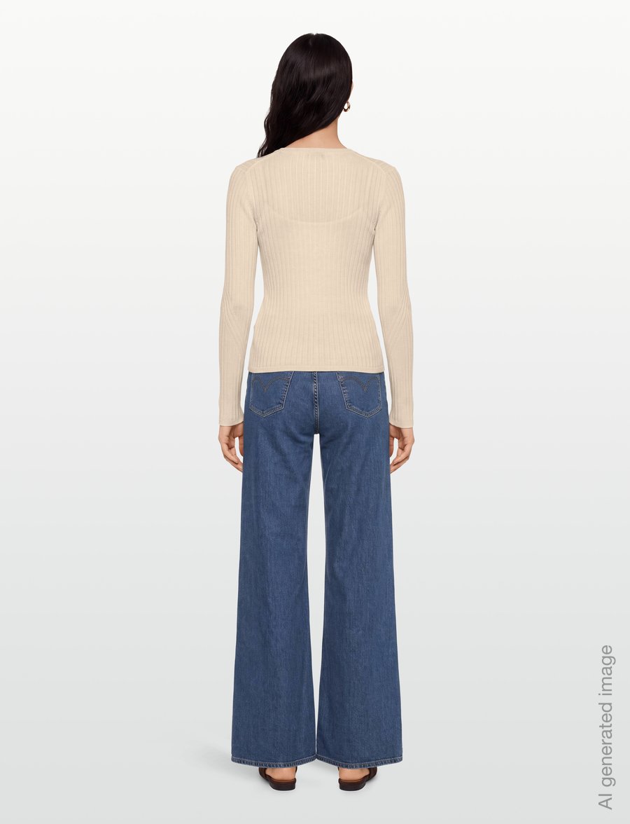 BOSS - C_Fennoni - pullover - open beige - 4