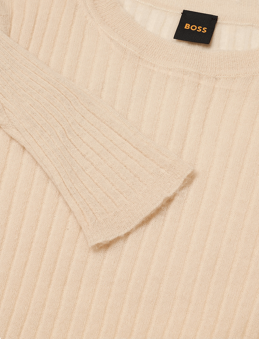 BOSS - C_Fennoni - pullover - open beige - 5