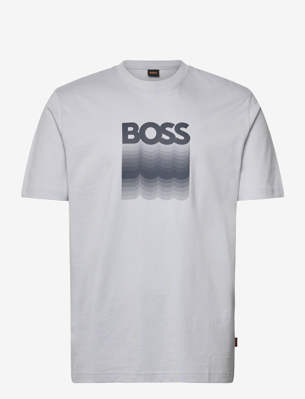 BOSS - Te_Insignia - short-sleeved t-shirts - light/pastel grey - 0