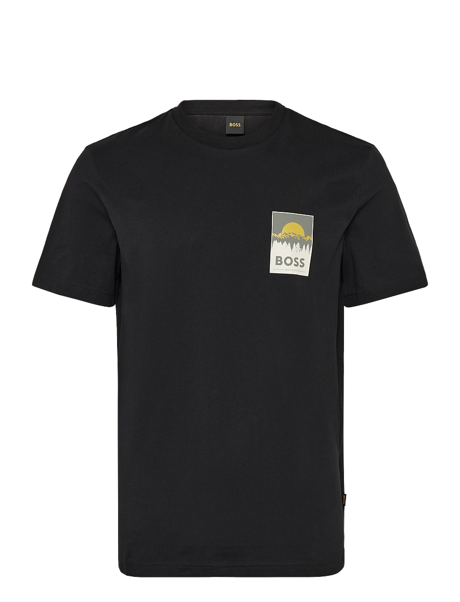 BOSS - Te_Plain - kurzärmelig - black - 0