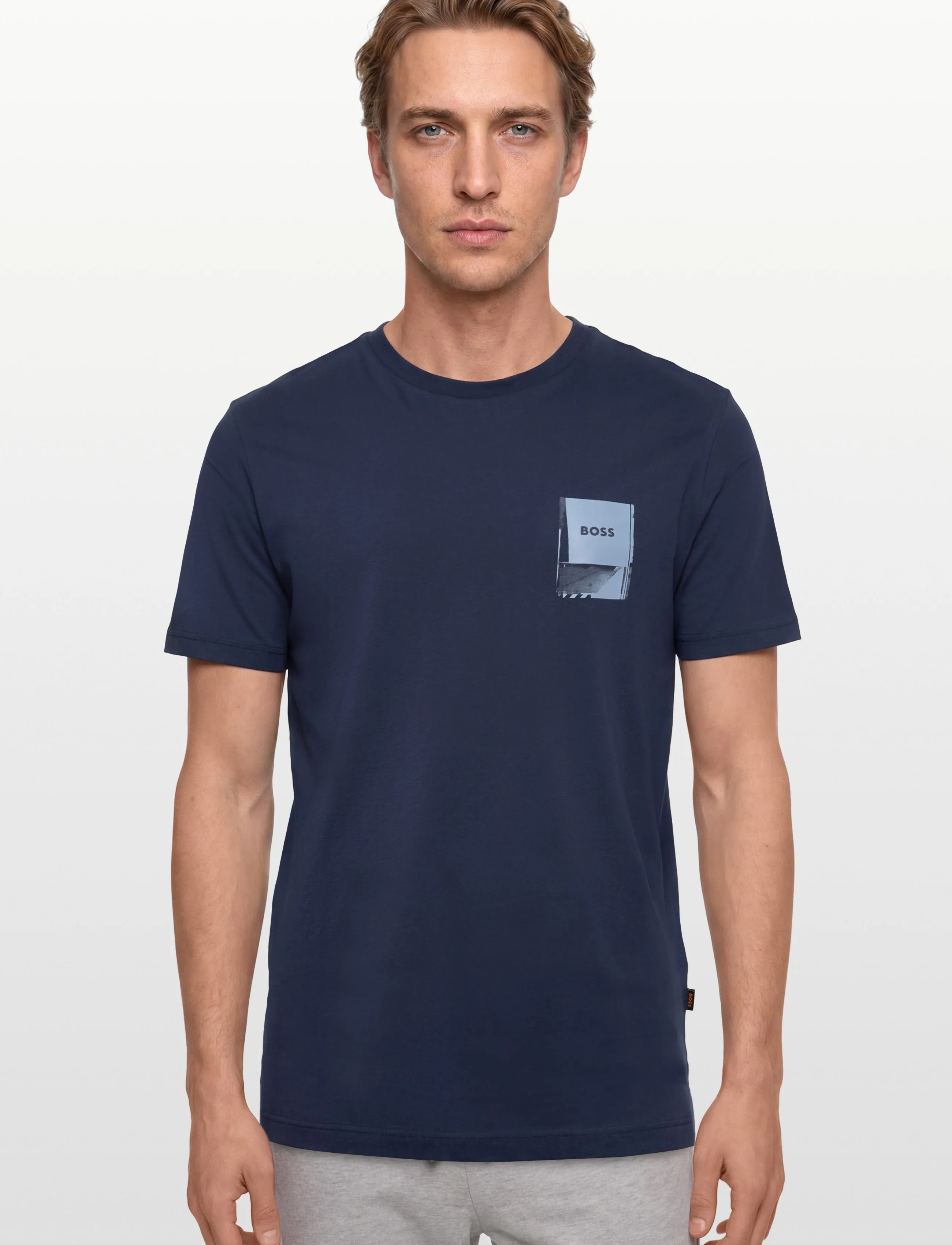 BOSS - Te_Plain - kurzärmelige - open blue - 3