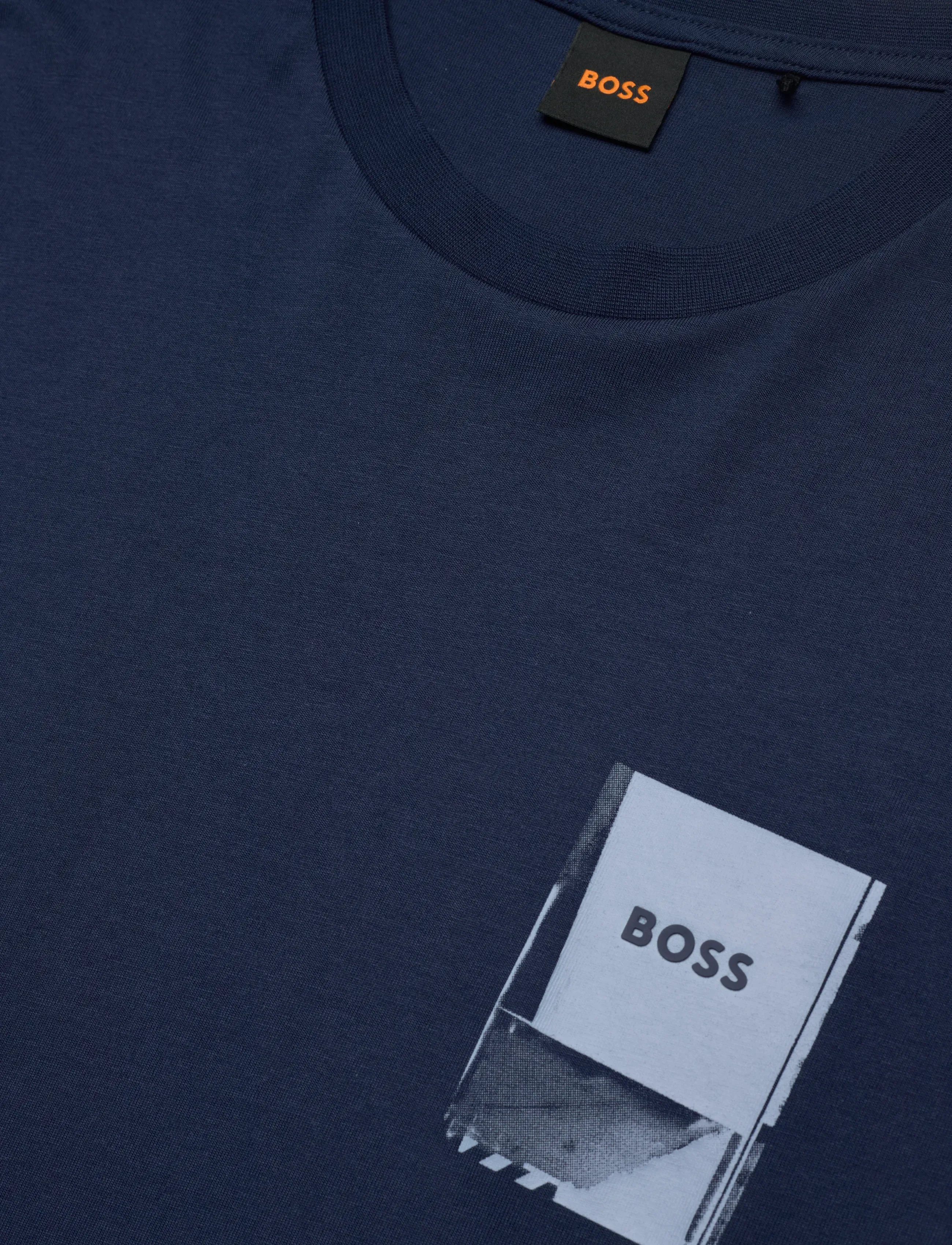 BOSS - Te_Plain - kortærmede t-shirts - open blue - 2