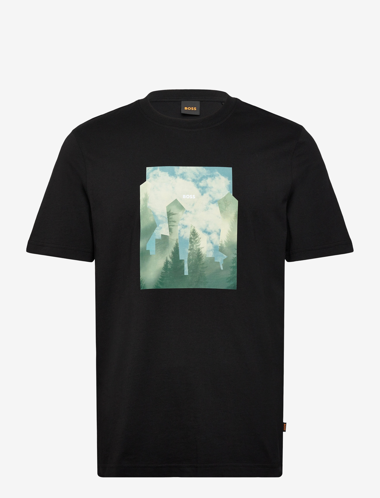 BOSS - Te_Cover - kurzärmelig - black - 0