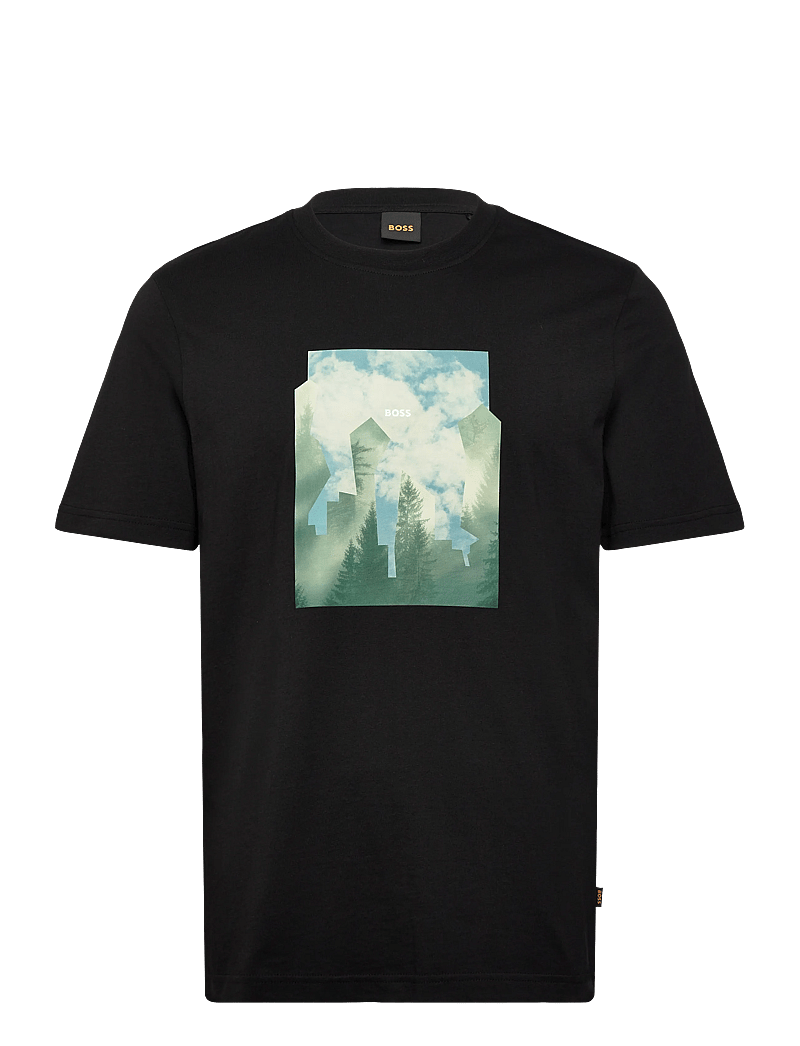 BOSS - Te_Cover - kurzärmelig - black - 0
