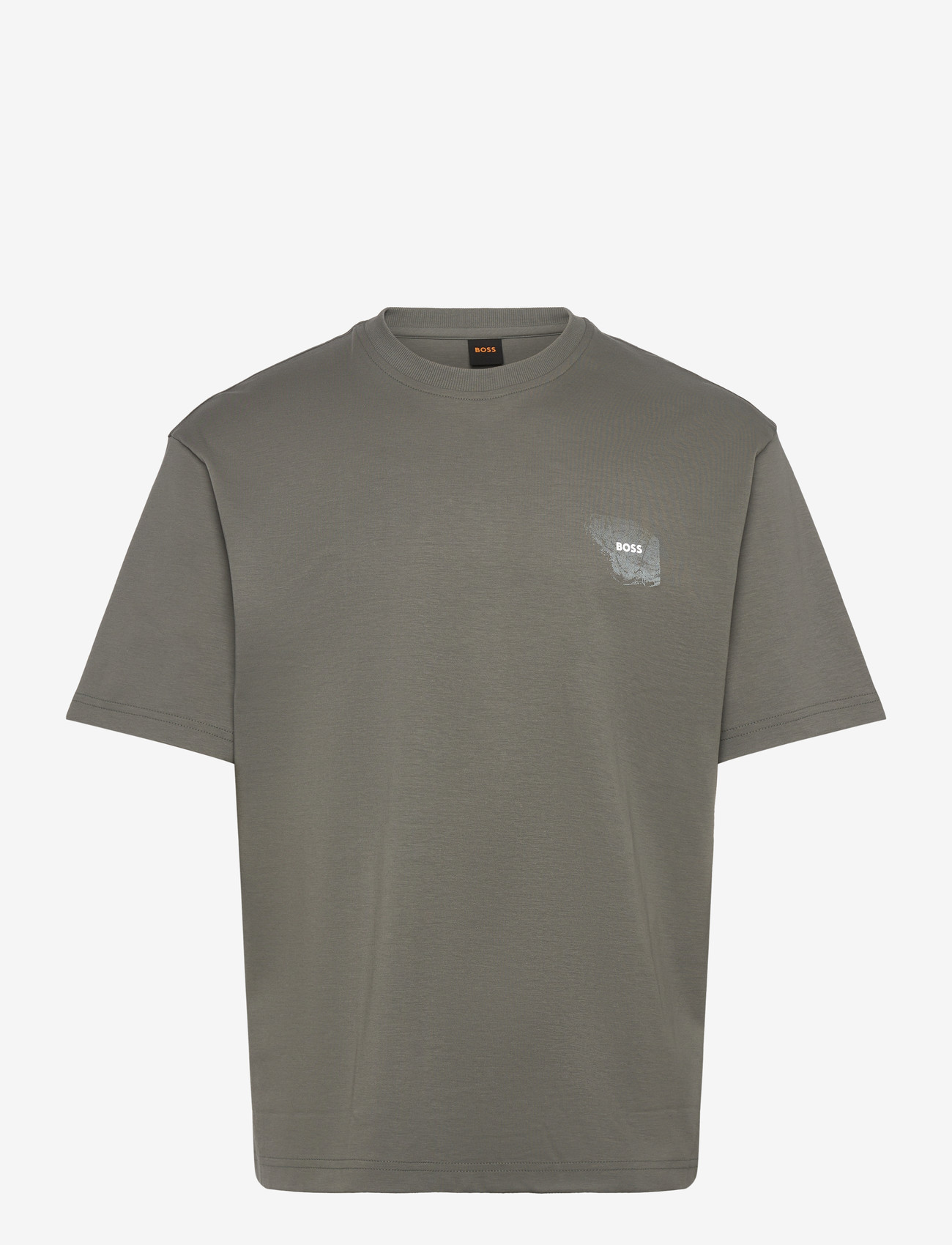 BOSS - Te_Citylights - short-sleeved t-shirts - open grey - 0