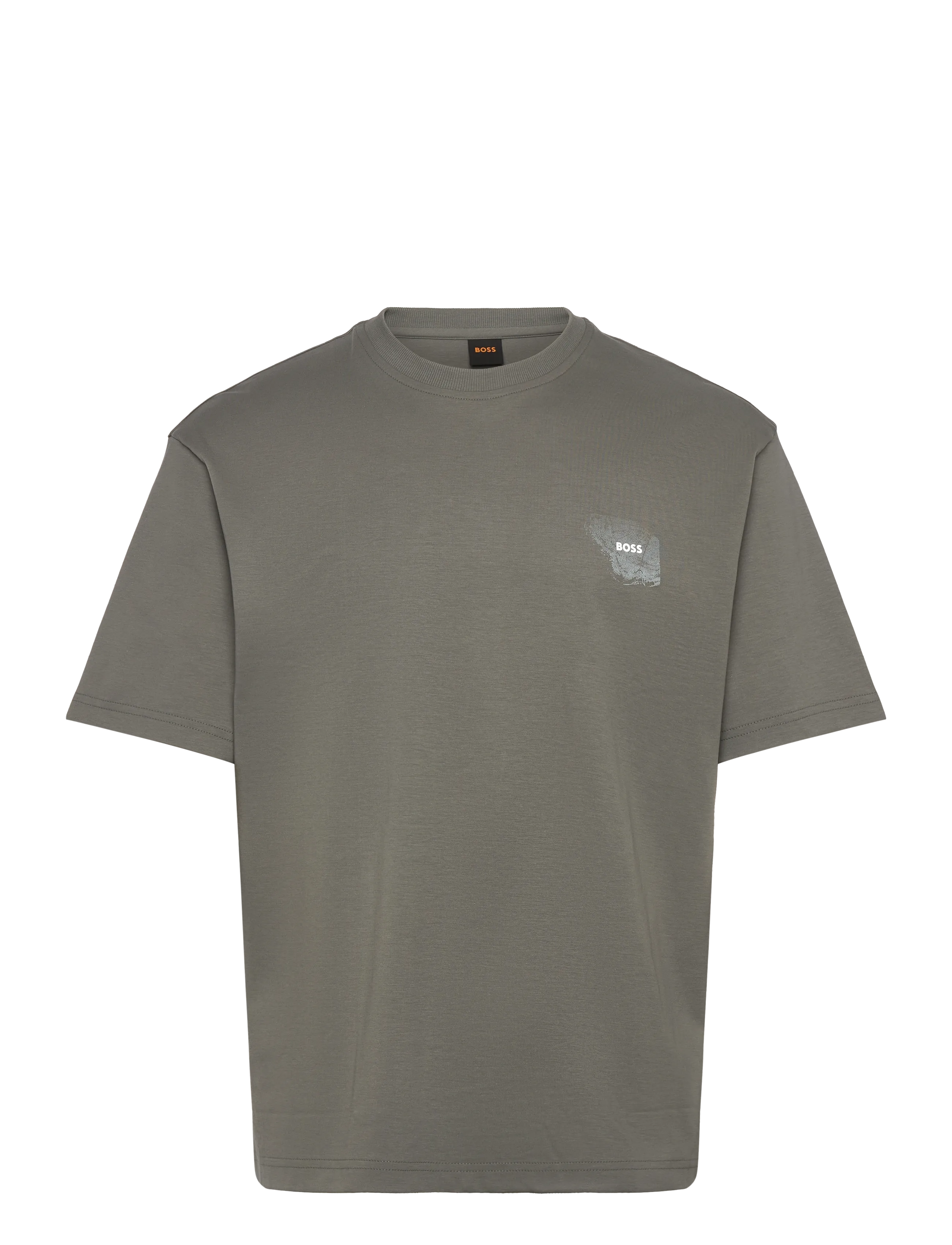 BOSS Te_Citylights - Klær - OPEN GREY / khaki/green