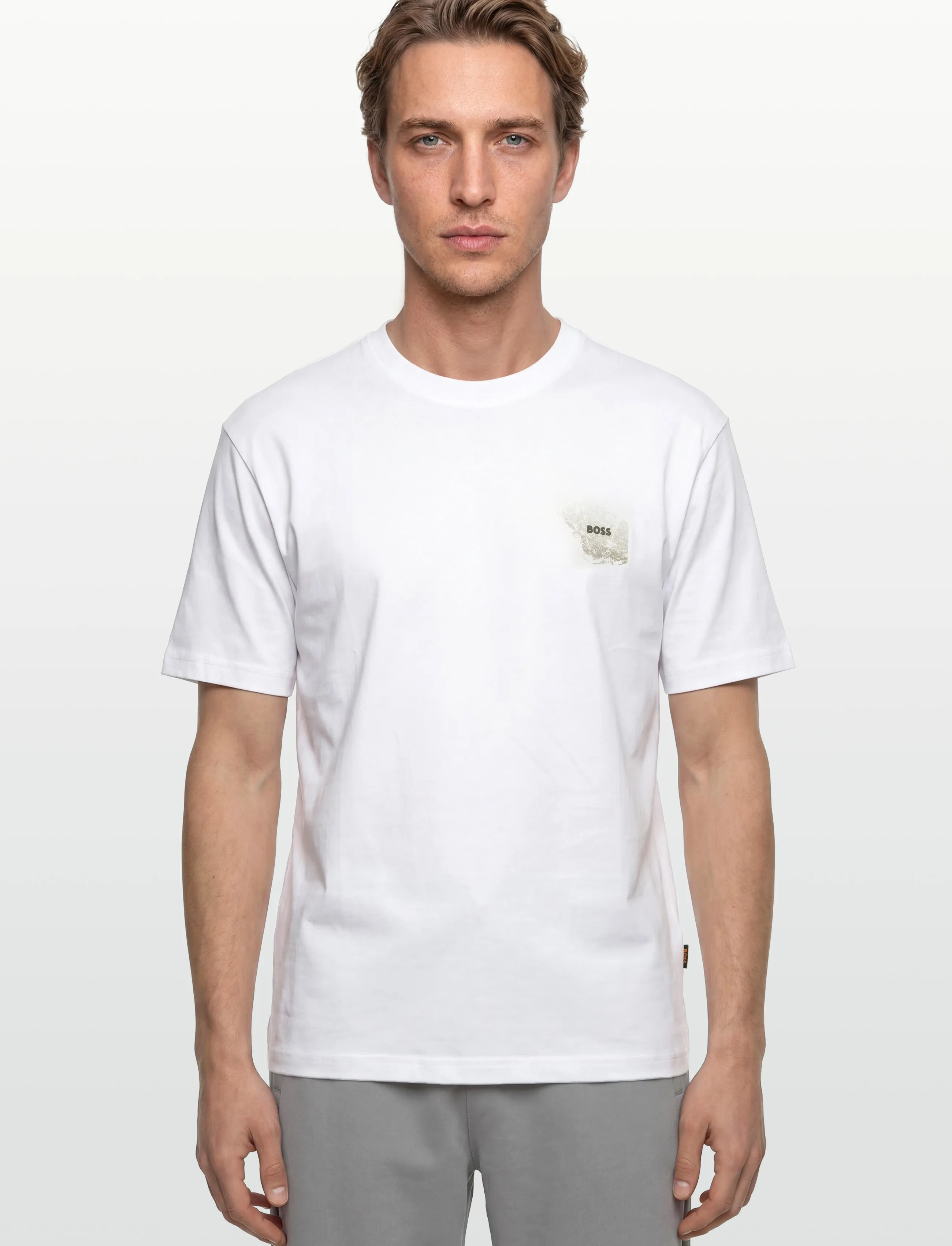BOSS - Te_Citylights - kortärmade t-shirts - white - 3