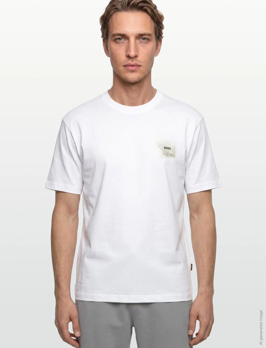 BOSS - Te_Citylights - kurzärmelig - white - 3