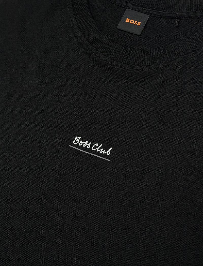 BOSS - Te_BossClub - short-sleeved t-shirts - black - 2