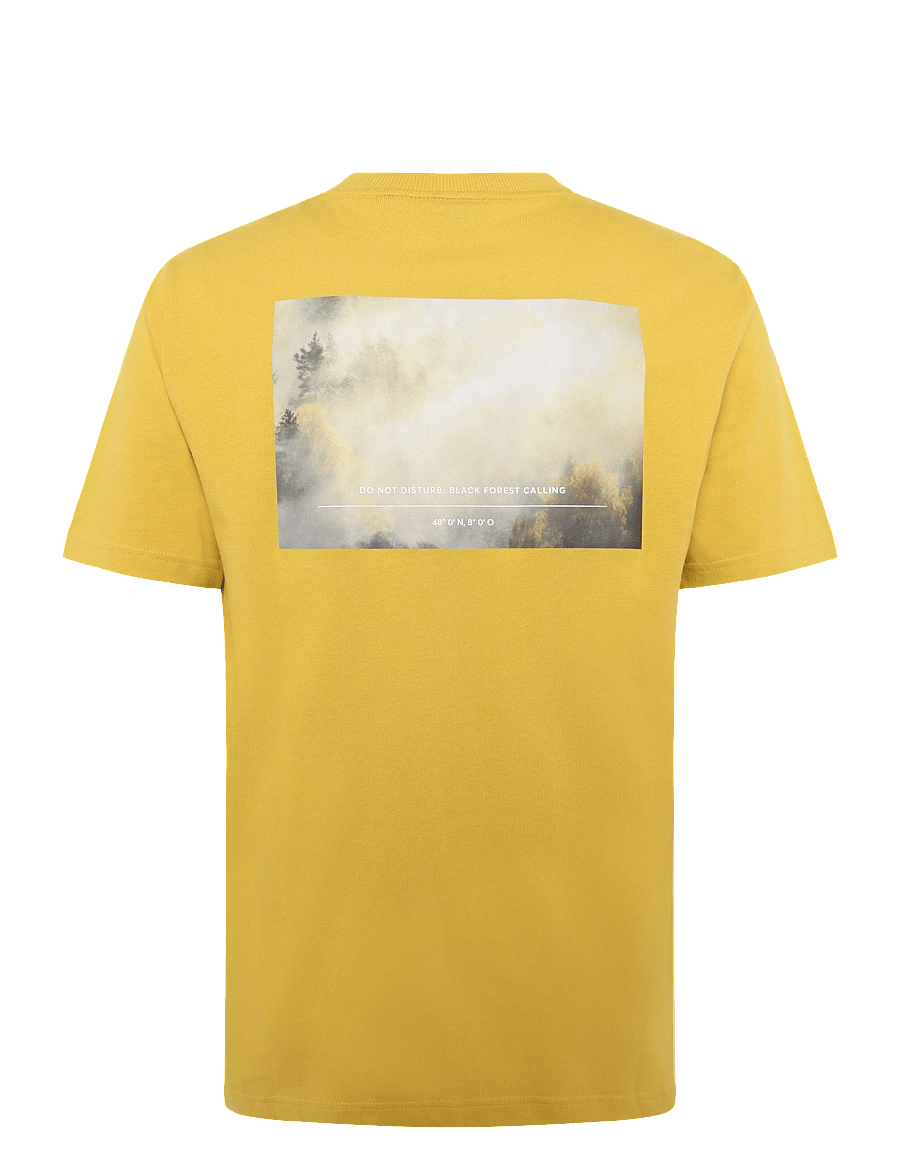 BOSS - Te_BossClub - kortærmede t-shirts - medium yellow - 1