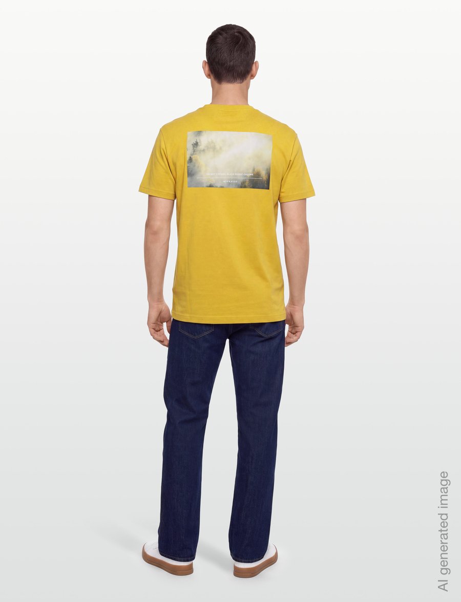 BOSS - Te_BossClub - kortærmede t-shirts - medium yellow - 4