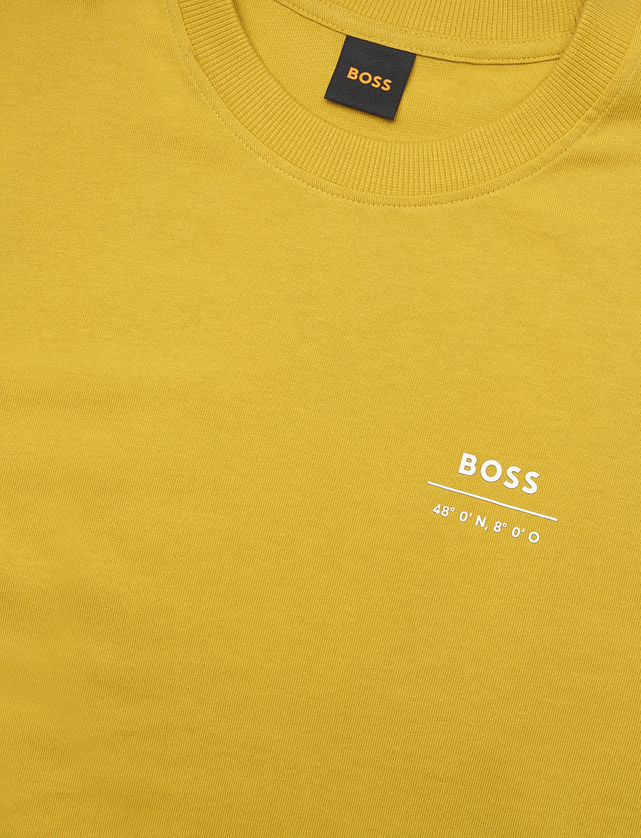 BOSS - Te_BossClub - kortærmede t-shirts - medium yellow - 2