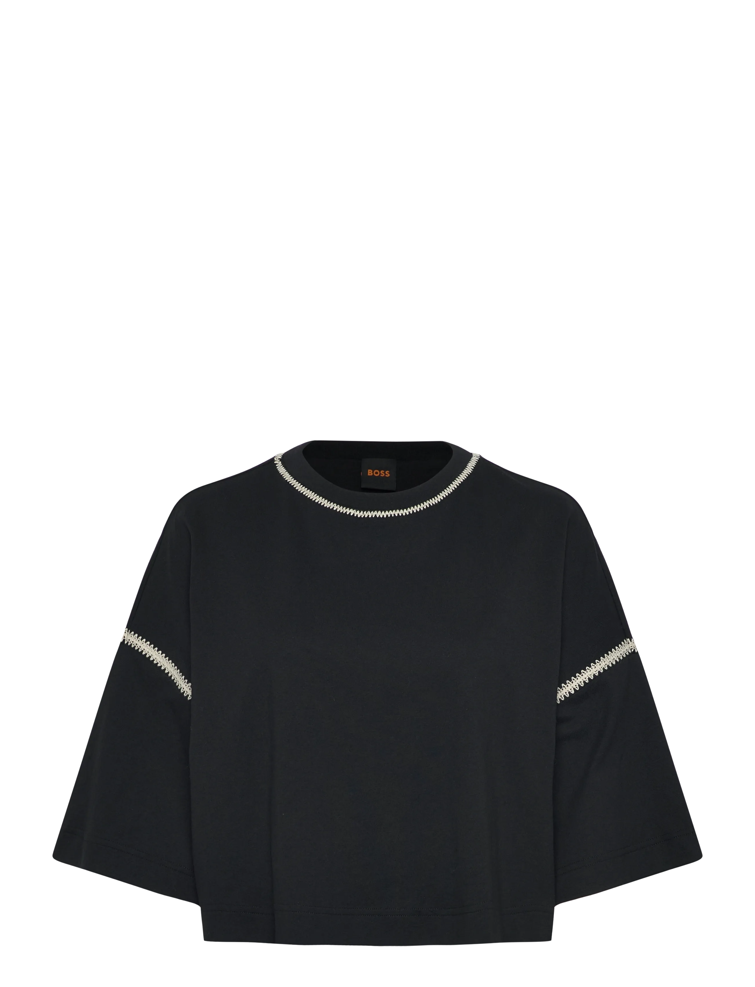 BOSS C_Ecrochet - Tøj - BLACK / black