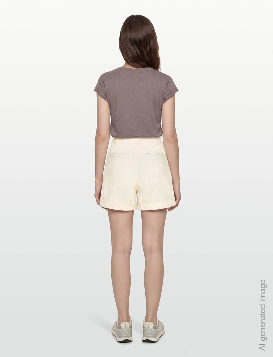 BOSS - C_Tanessa-D - freizeitshorts - open white - 4