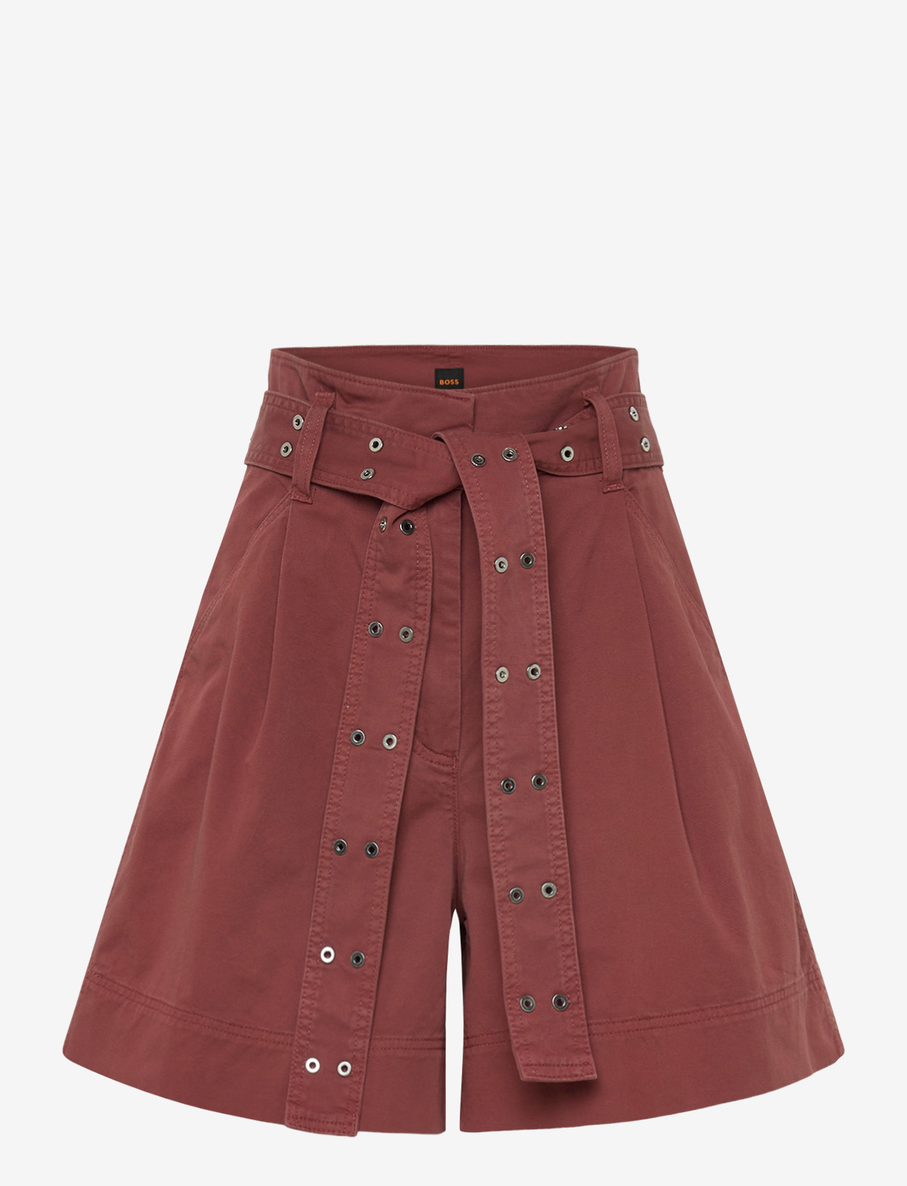 BOSS - C_Tulina-D - casual shorts - dark red - 0