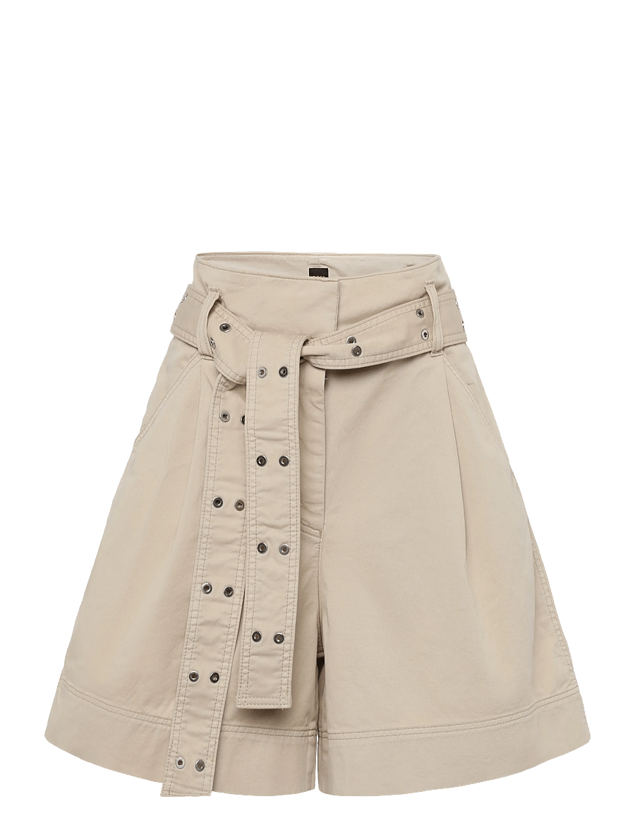BOSS - C_Tulina-D - vabaaja lühikesed püksid - open beige - 1