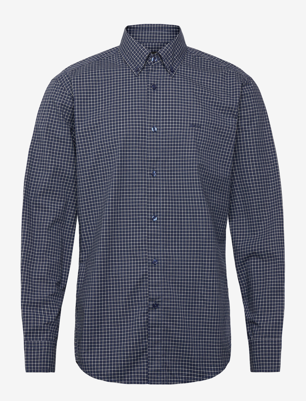 BOSS - Ricoplus_M - checkered shirts - dark blue - 0