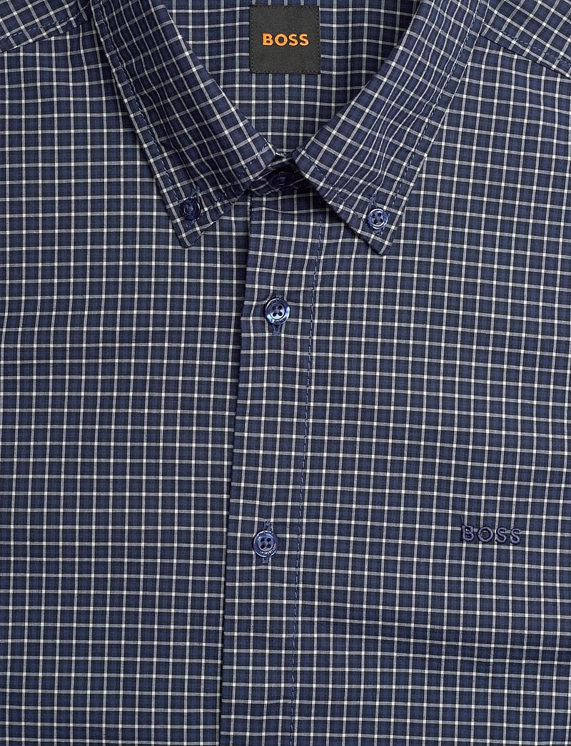 BOSS - Ricoplus_M - checkered shirts - dark blue - 2
