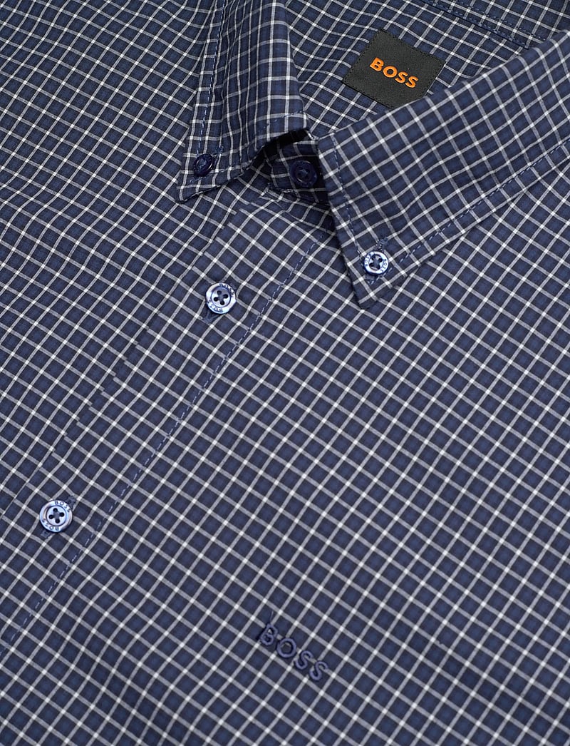 BOSS - Ricoplus_M - checkered shirts - dark blue - 3