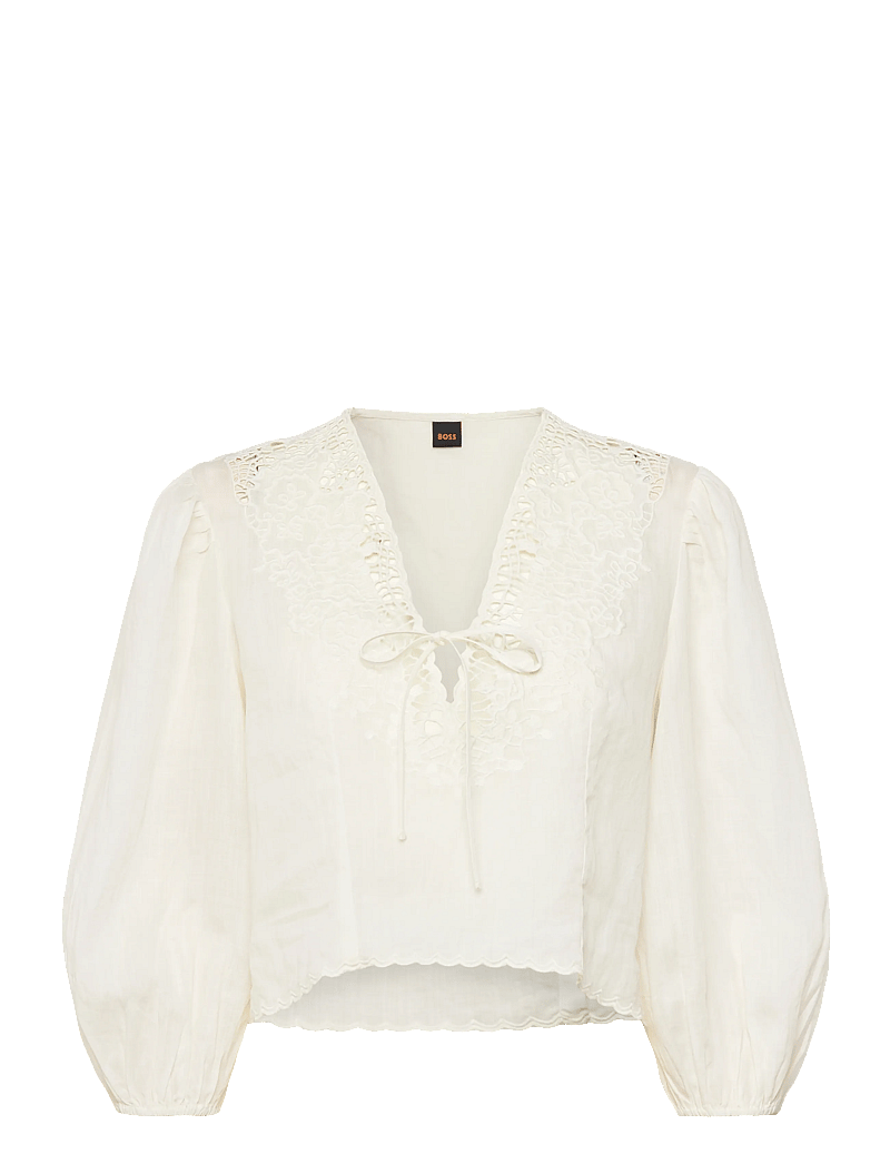 BOSS - C_Briketta - langærmede bluser - open white - 0