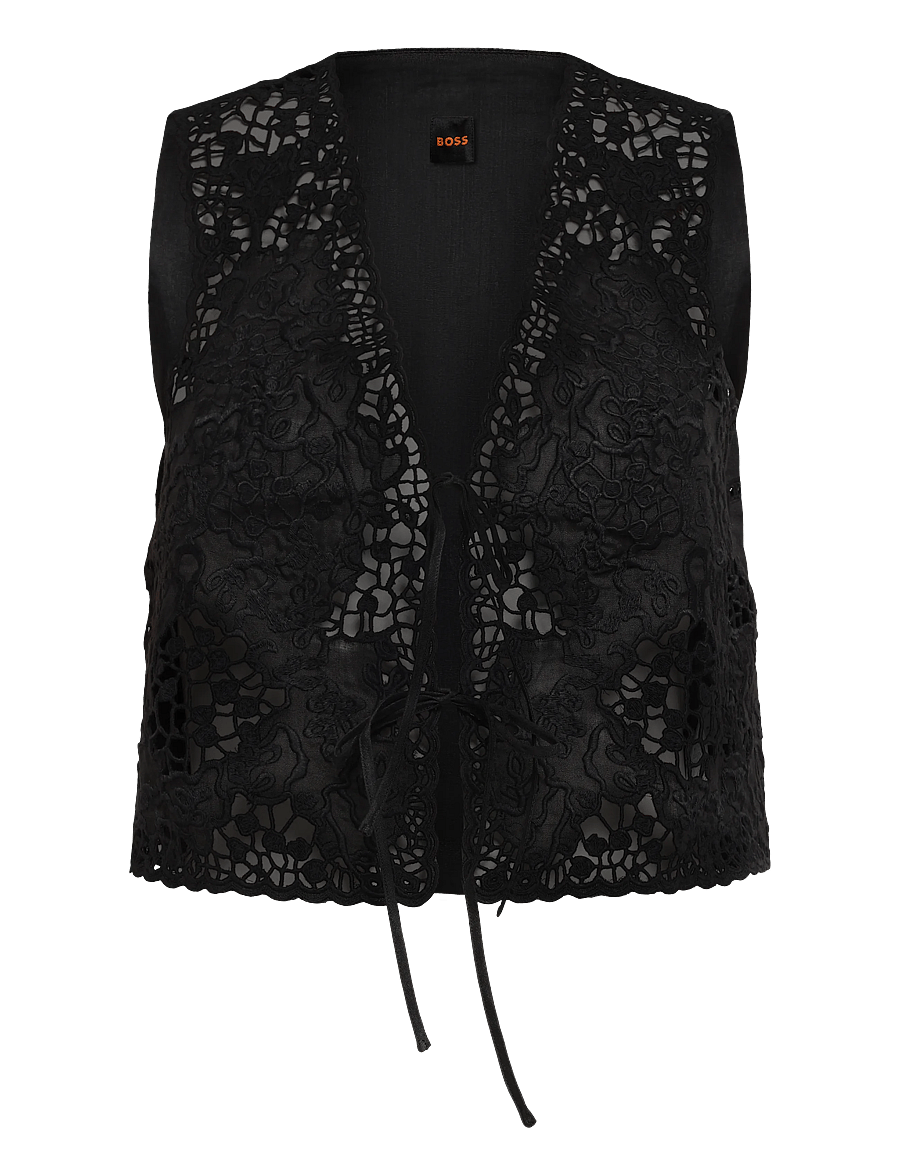 BOSS - C_Irika - Ærmeløse bluser - black - 0