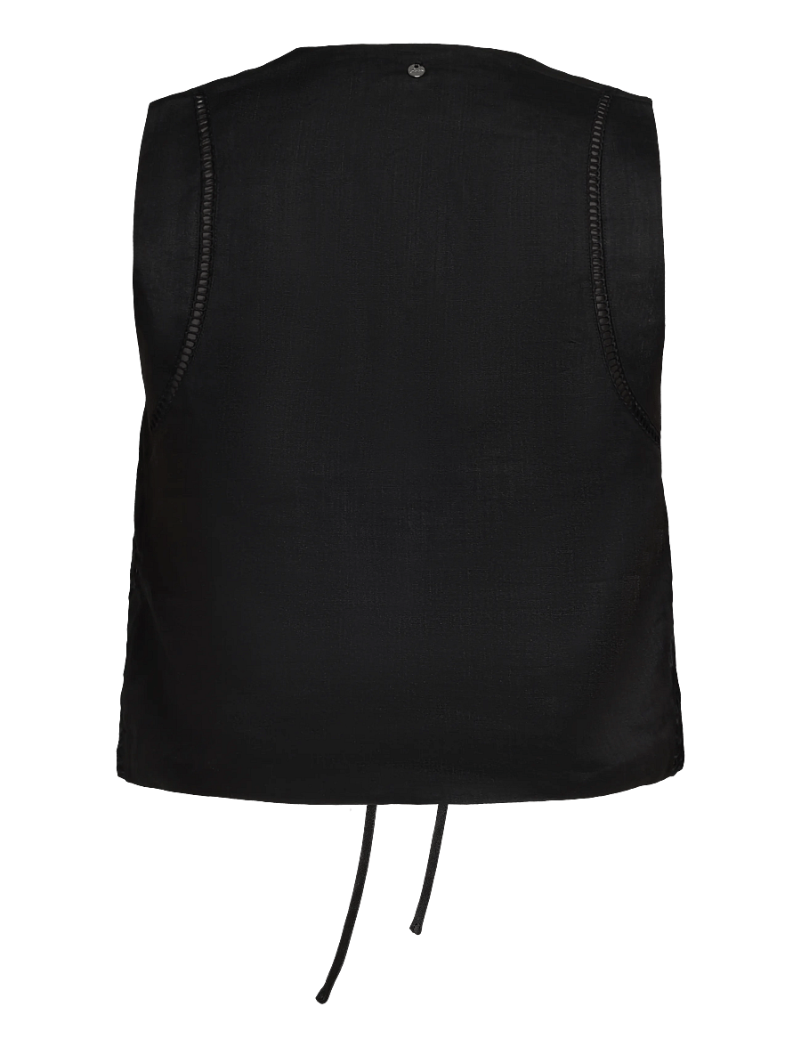 BOSS - C_Irika - Ærmeløse bluser - black - 1