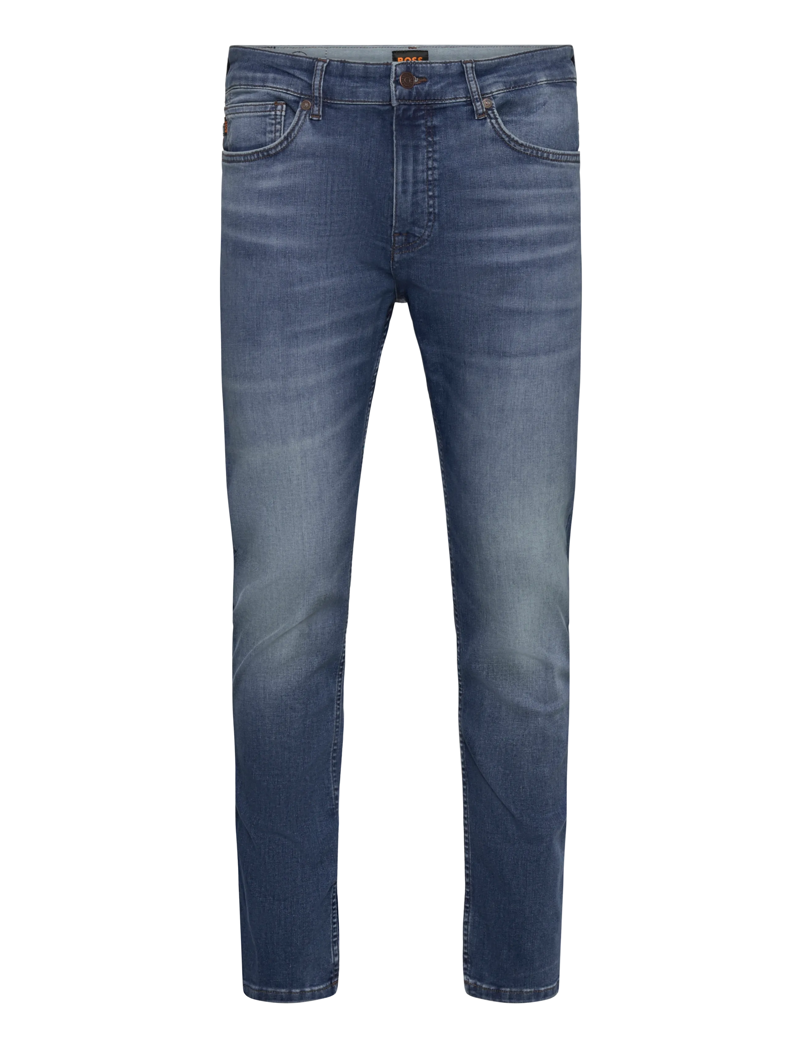 BOSS - DELAWARE BO - slim jeans - medium blue - 1