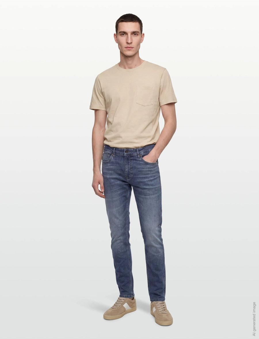 BOSS - DELAWARE BO - slim jeans - medium blue - 0