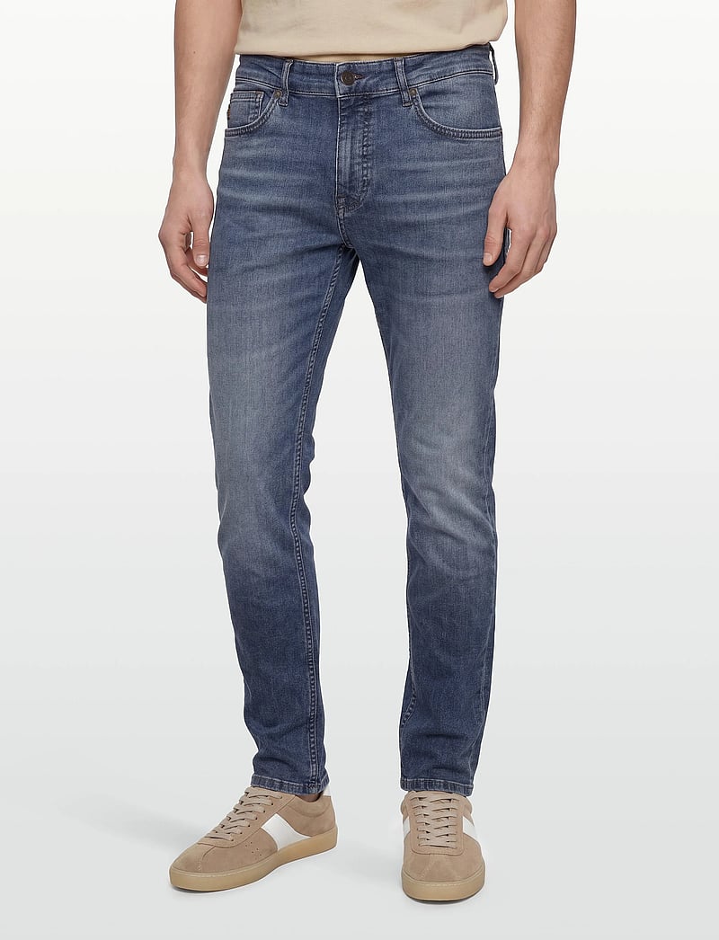 BOSS - DELAWARE BO - slim fit jeans - medium blue - 3