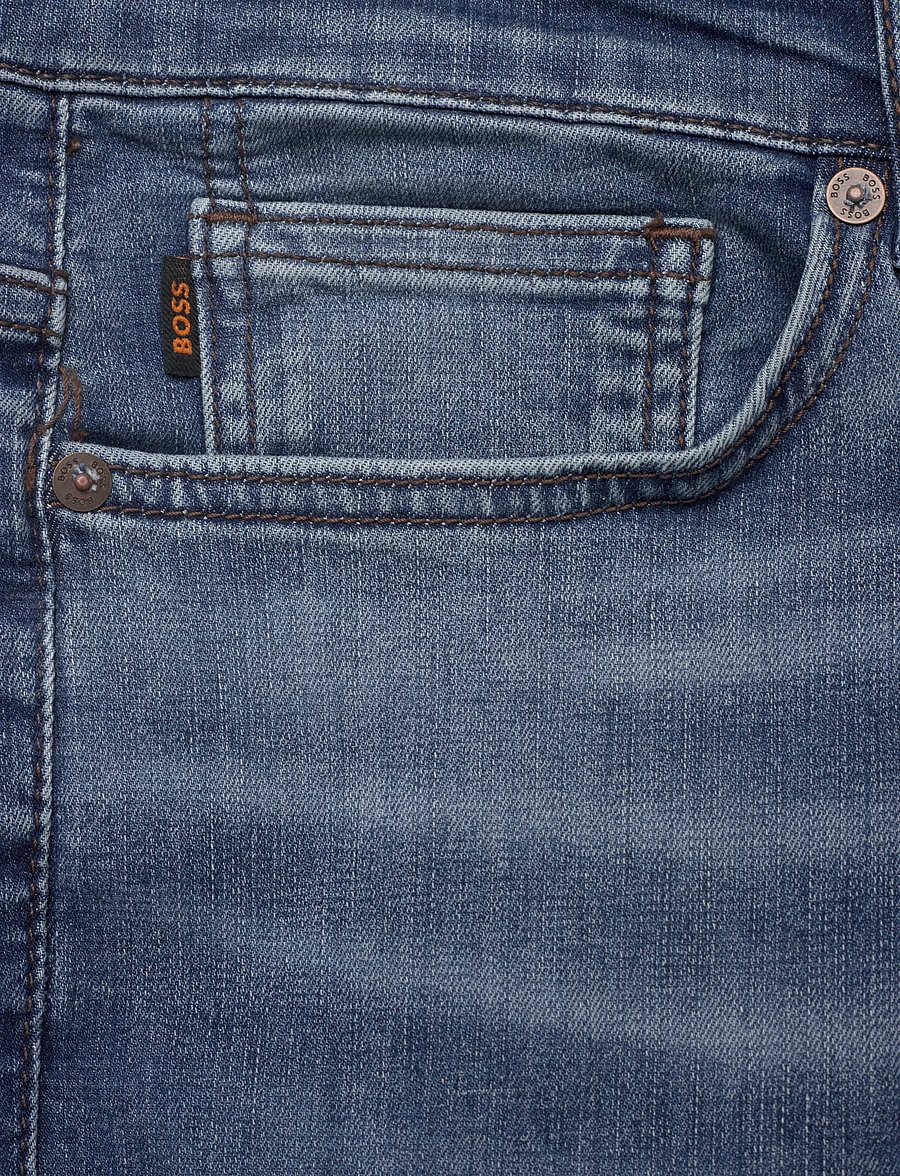 BOSS - DELAWARE BO - slim jeans - medium blue - 5