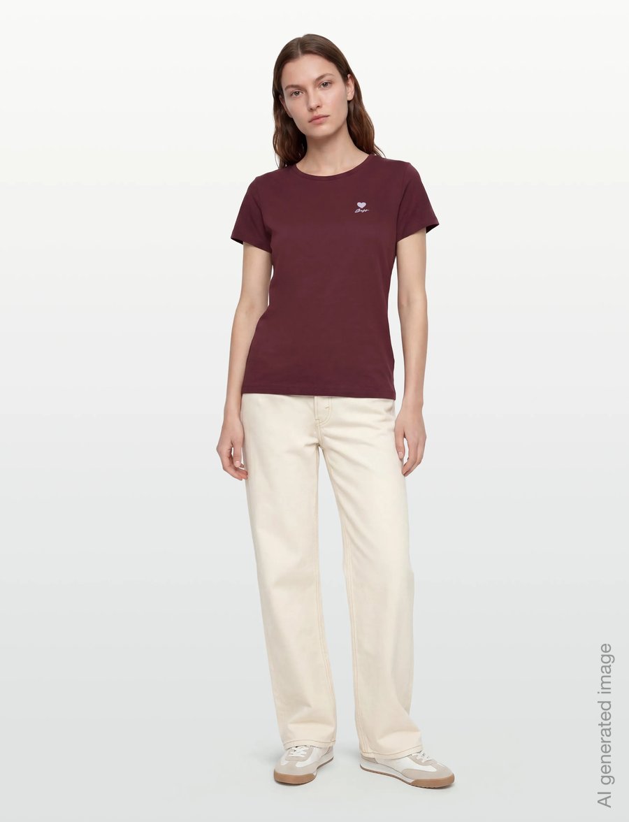 BOSS - C_Elove_1 - t-shirts - dark brown - 0