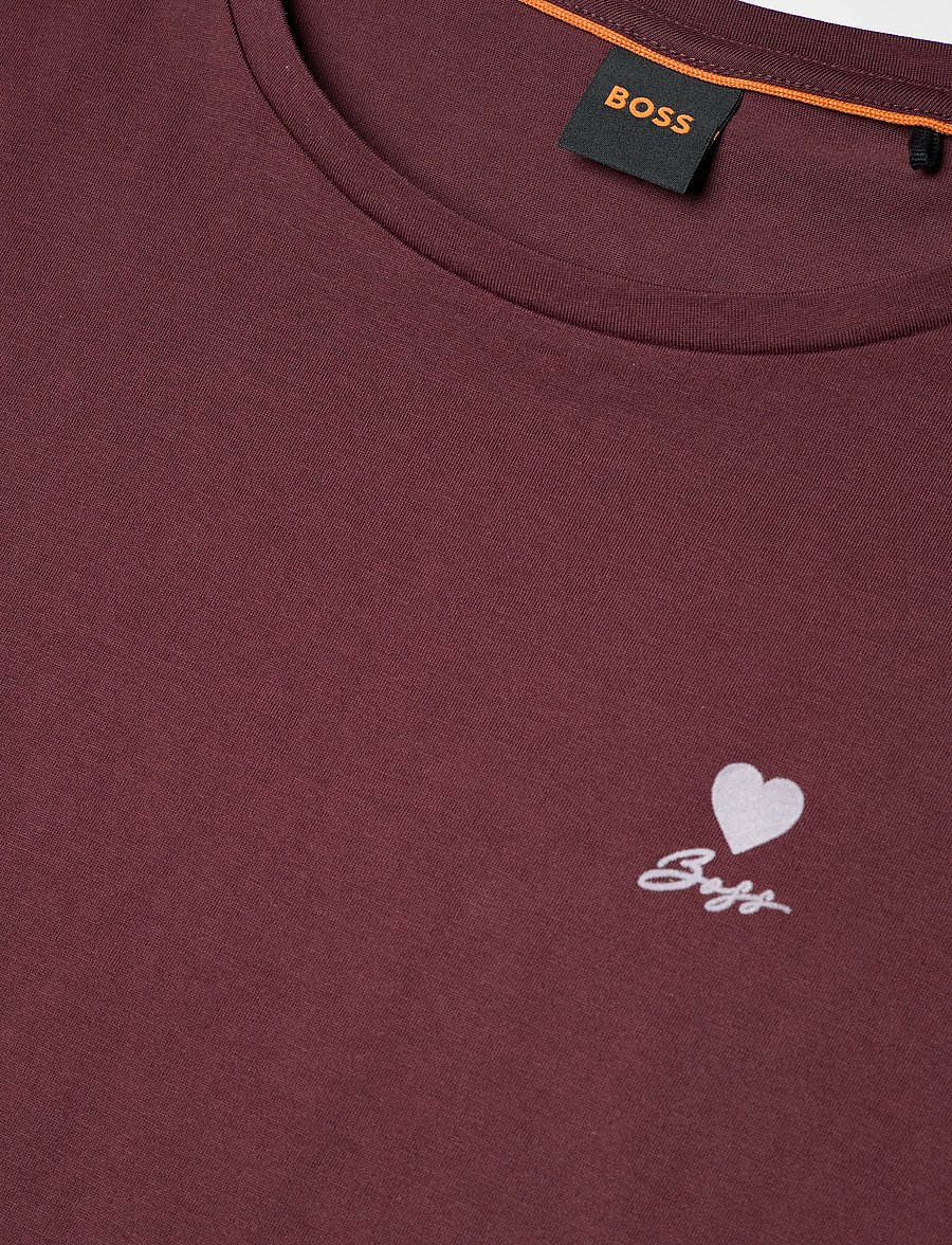 BOSS - C_Elove_1 - t-shirts - dark brown - 5