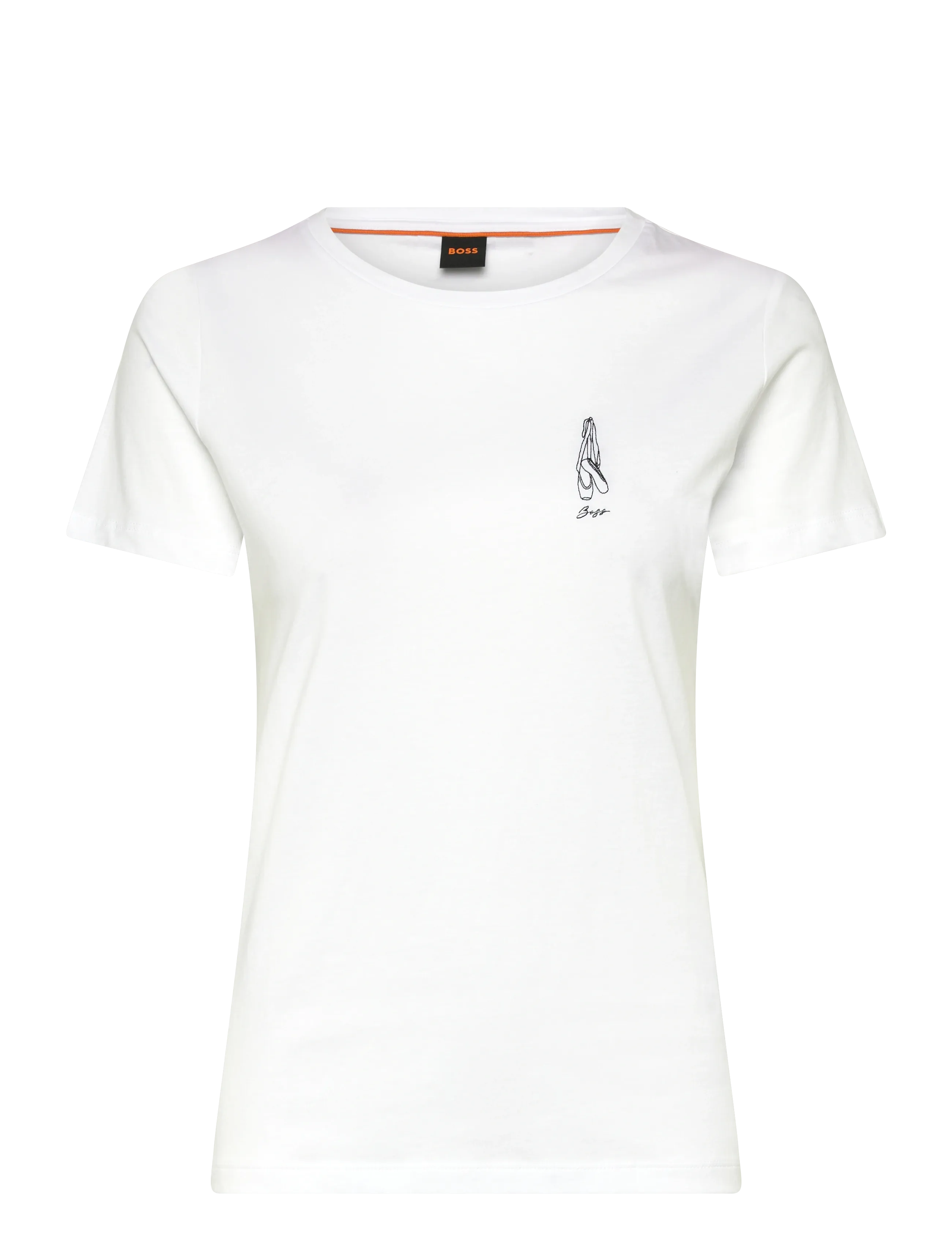 BOSS C_Elove_1 - T-shirts & Tops - NATURAL / white
