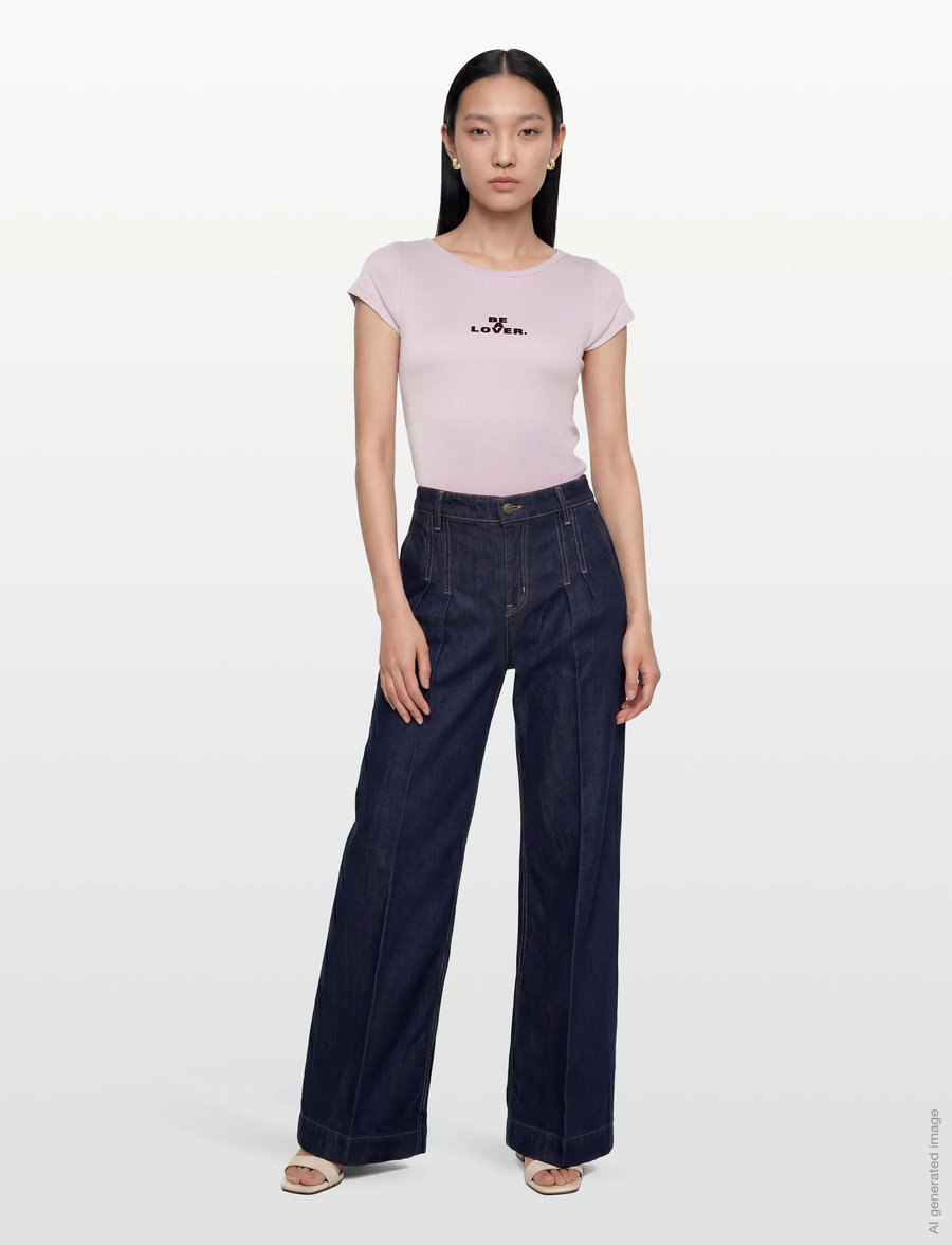 BOSS - C_Etine - t-shirts - light/pastel purple - 0