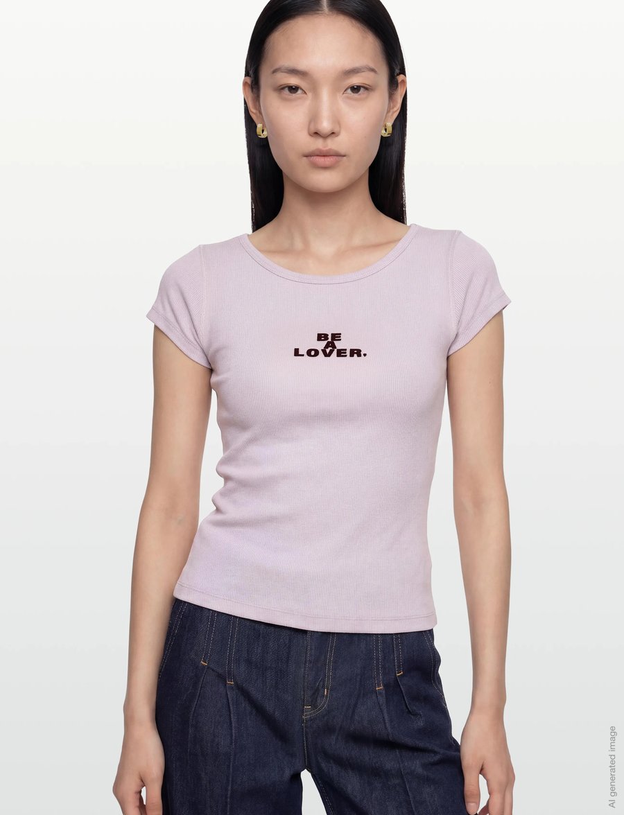 BOSS - C_Etine - t-shirts - light/pastel purple - 3
