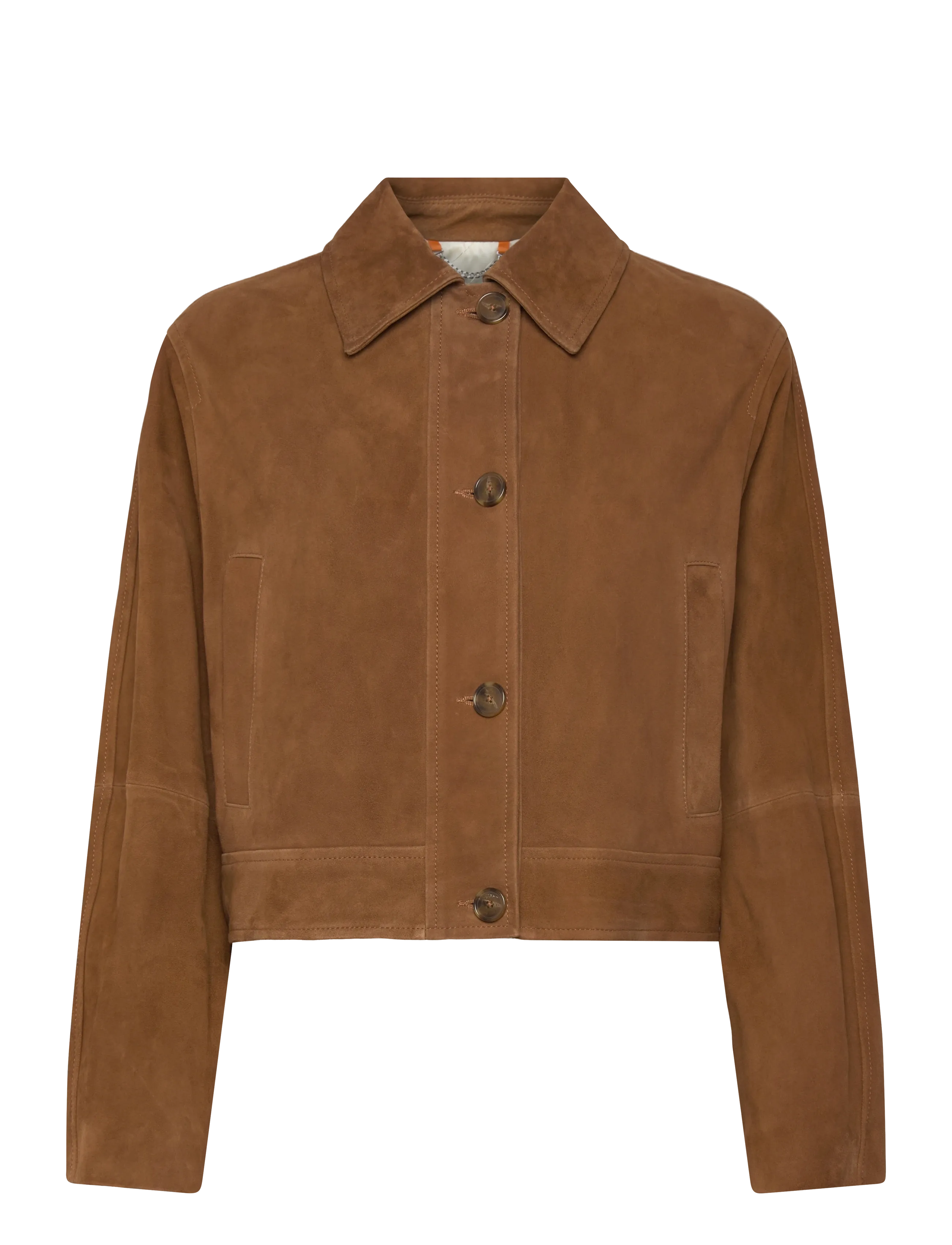 BOSS C_Sadela - Lederjacken - RUST/COPPER / brown