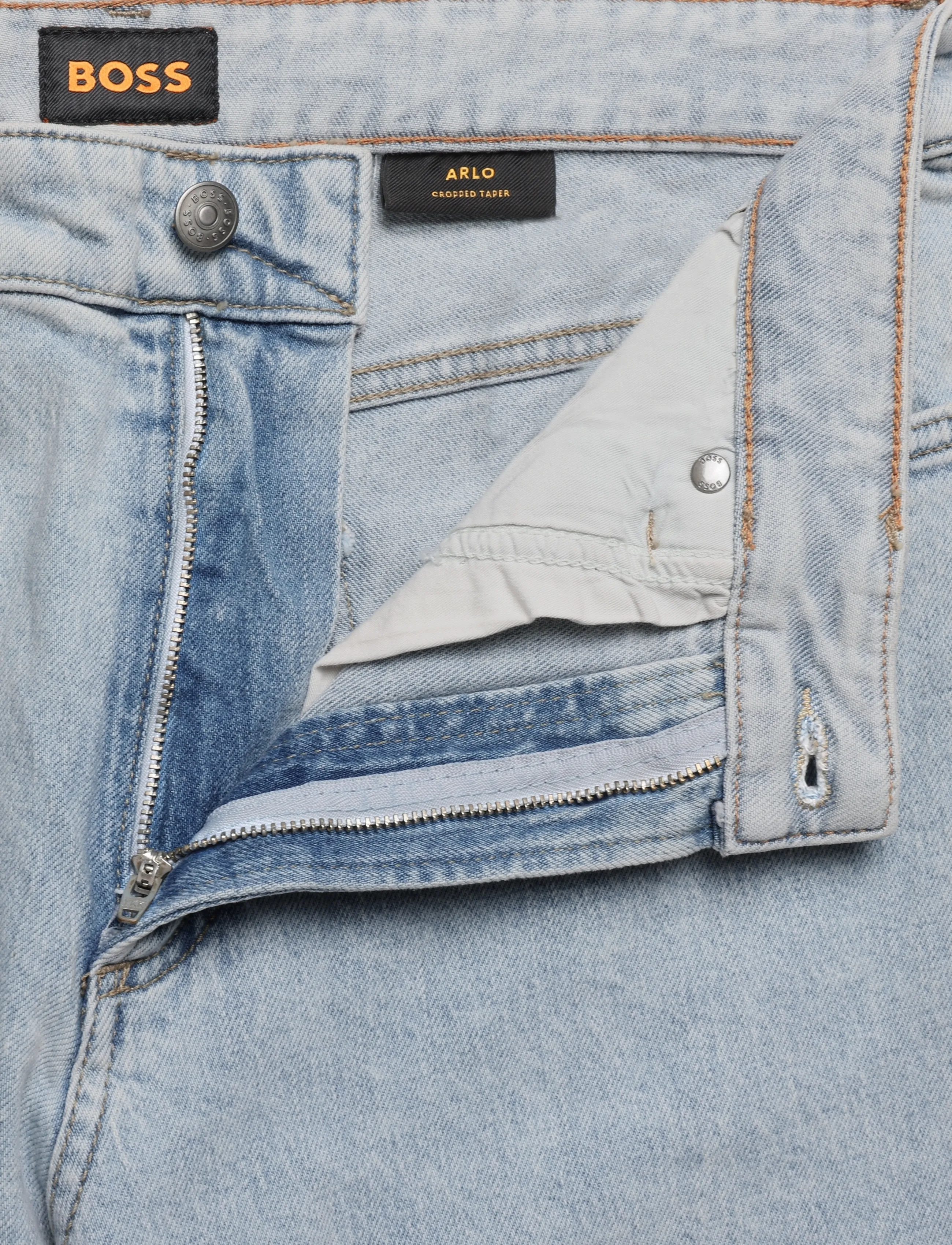 BOSS - ARLO_Cropped BO - regular jeans - light/pastel blue - 3