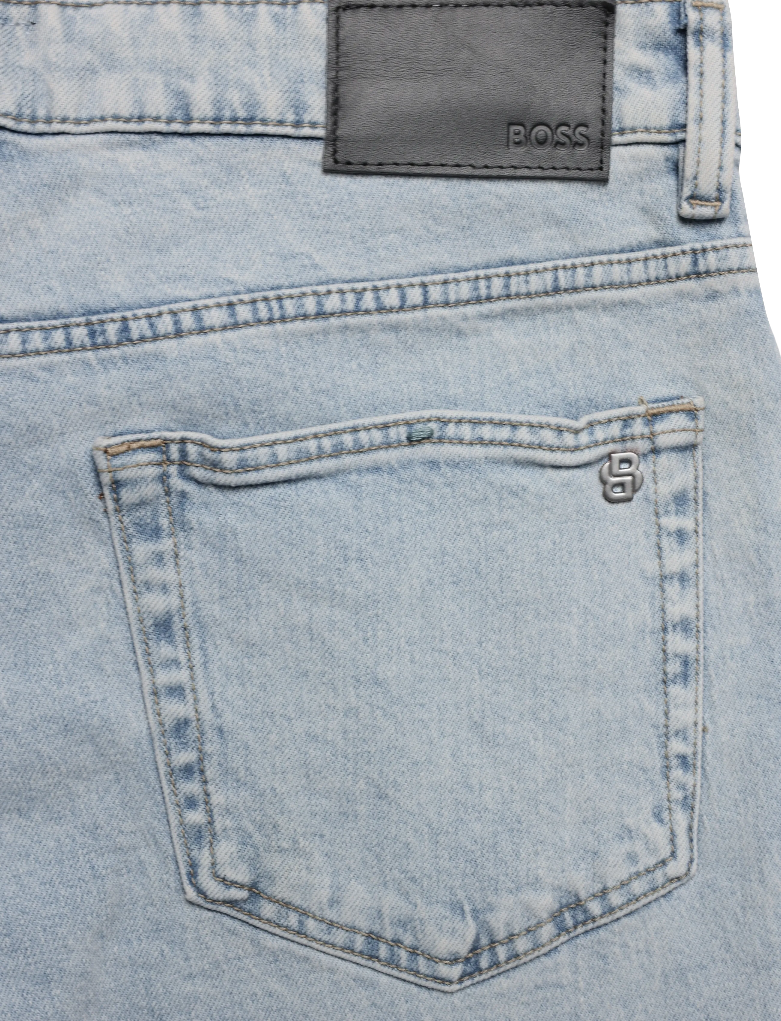 BOSS - ARLO_Cropped BO - regular jeans - light/pastel blue - 4
