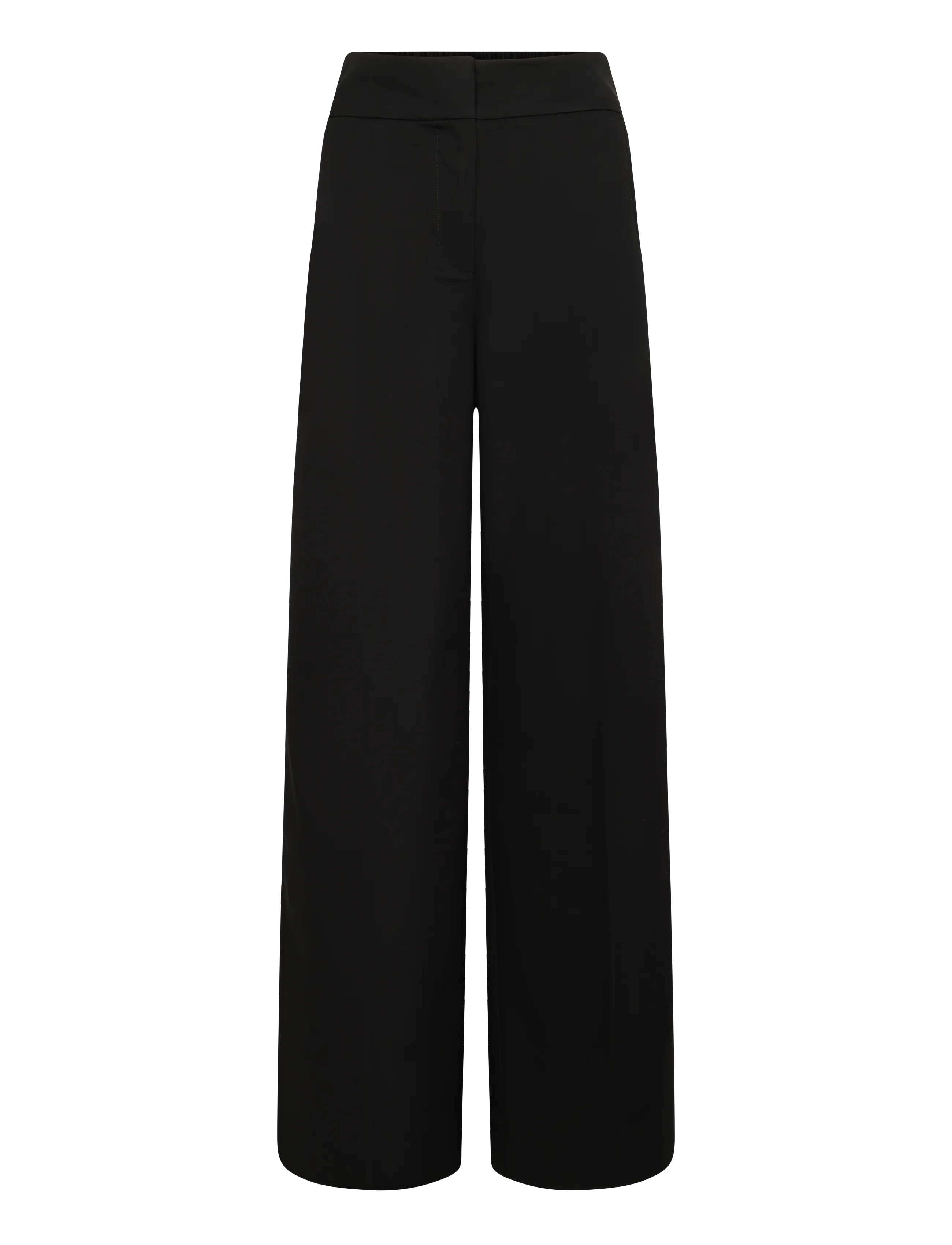 BOSS C_Tarima - Hosen mit weitem Bein - BLACK / black