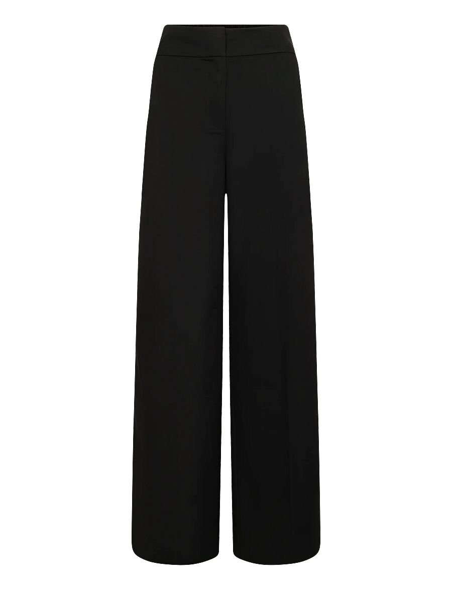 BOSS - C_Tarima - hosen mit weitem bein - black - 0