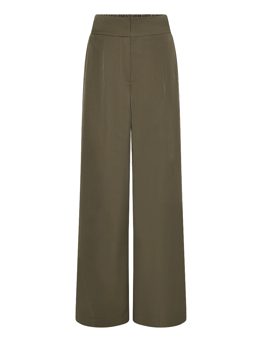 BOSS - C_Tarima - wide leg trousers - open green - 1