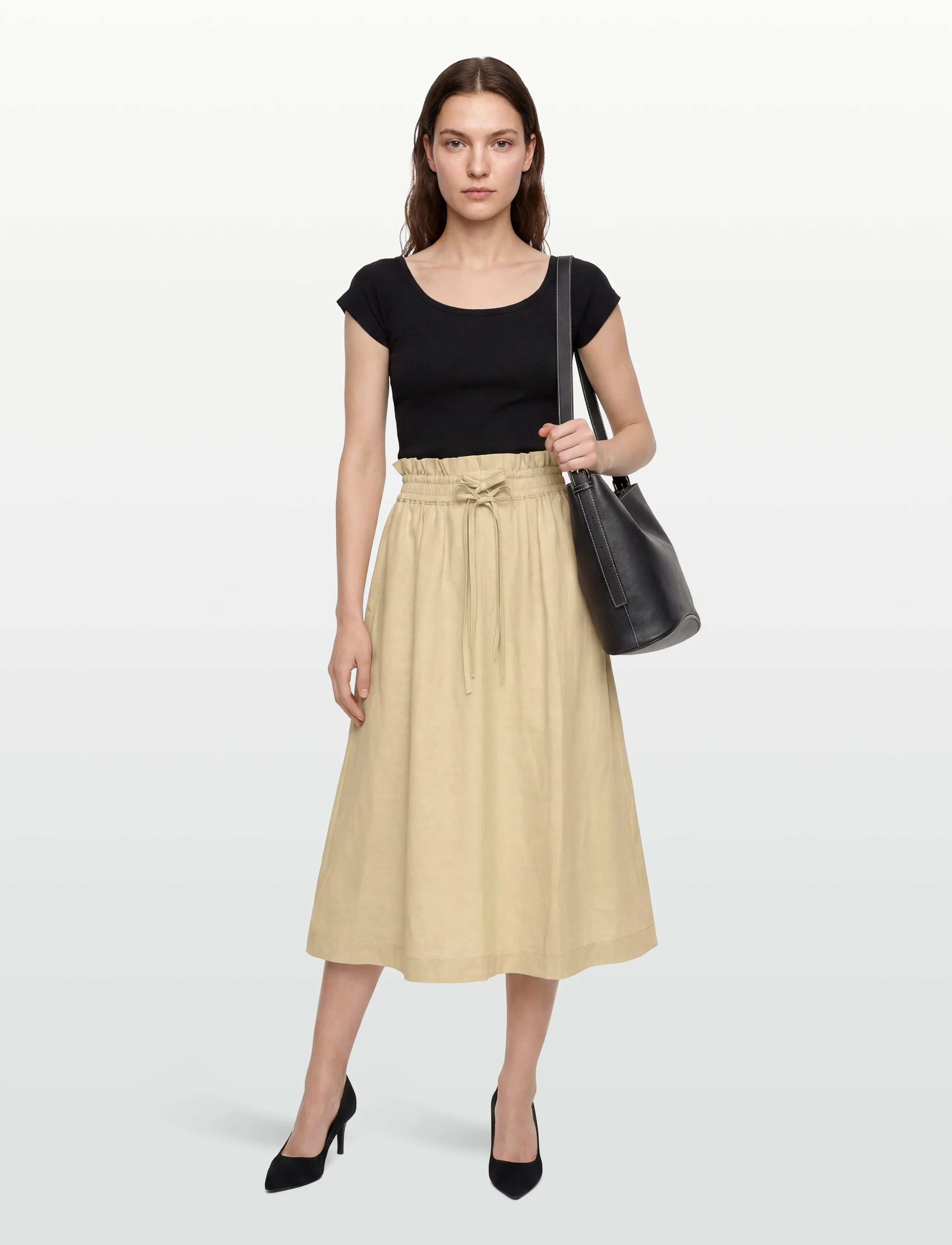 BOSS - C_Vakola - midiseelikud - open beige - 0