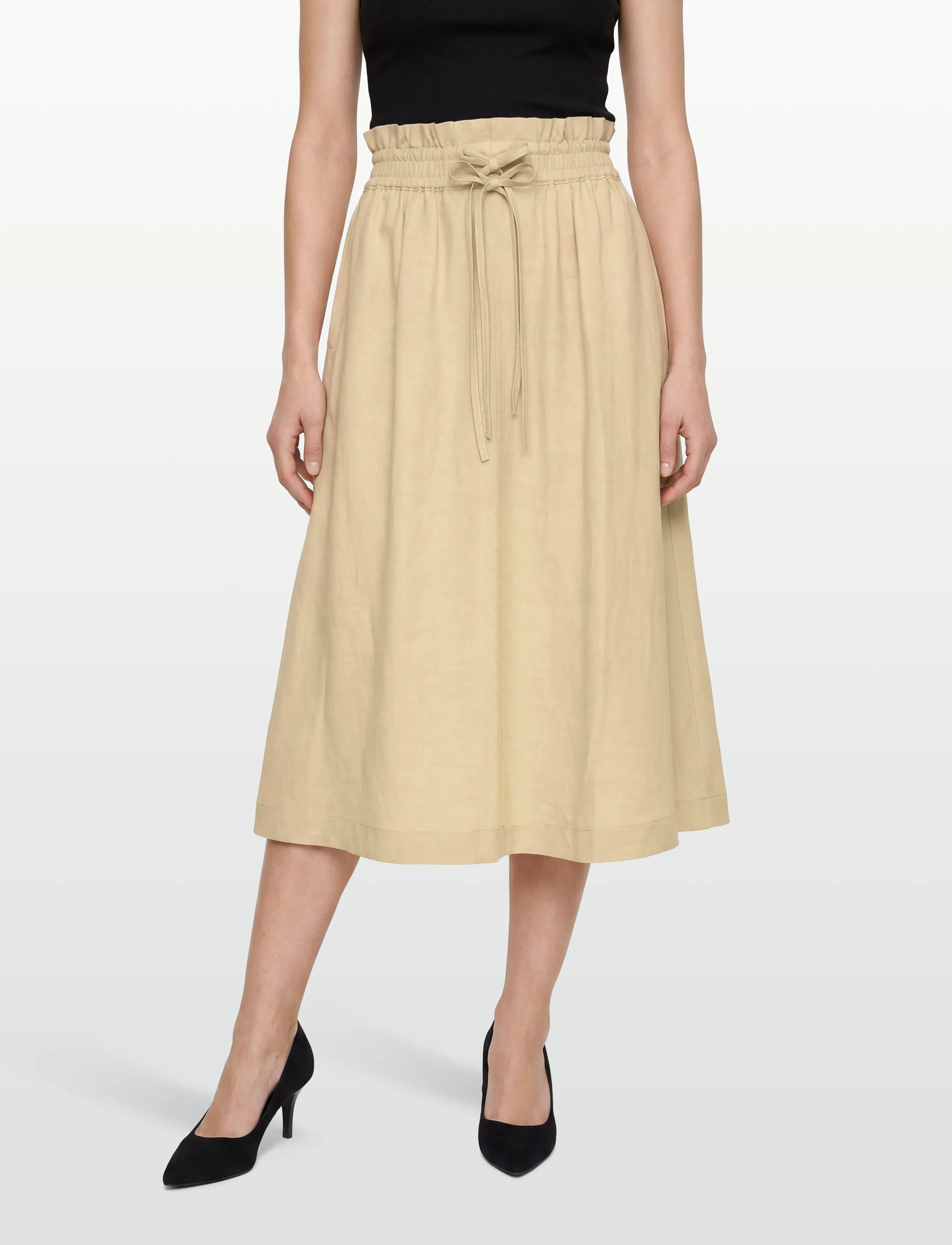 BOSS - C_Vakola - midiseelikud - open beige - 3
