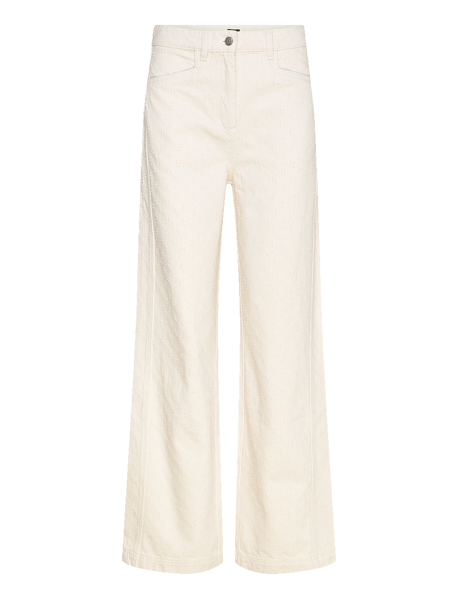 BOSS - C_TMarlina1-D - hosen mit weitem bein - open white - 1