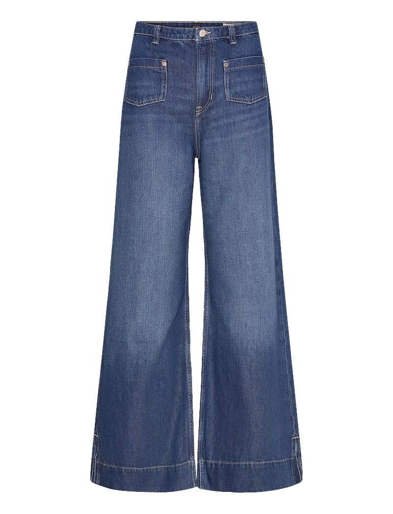 BOSS - C_MARLENE FLR HR - schlaghosen - dark blue - 1
