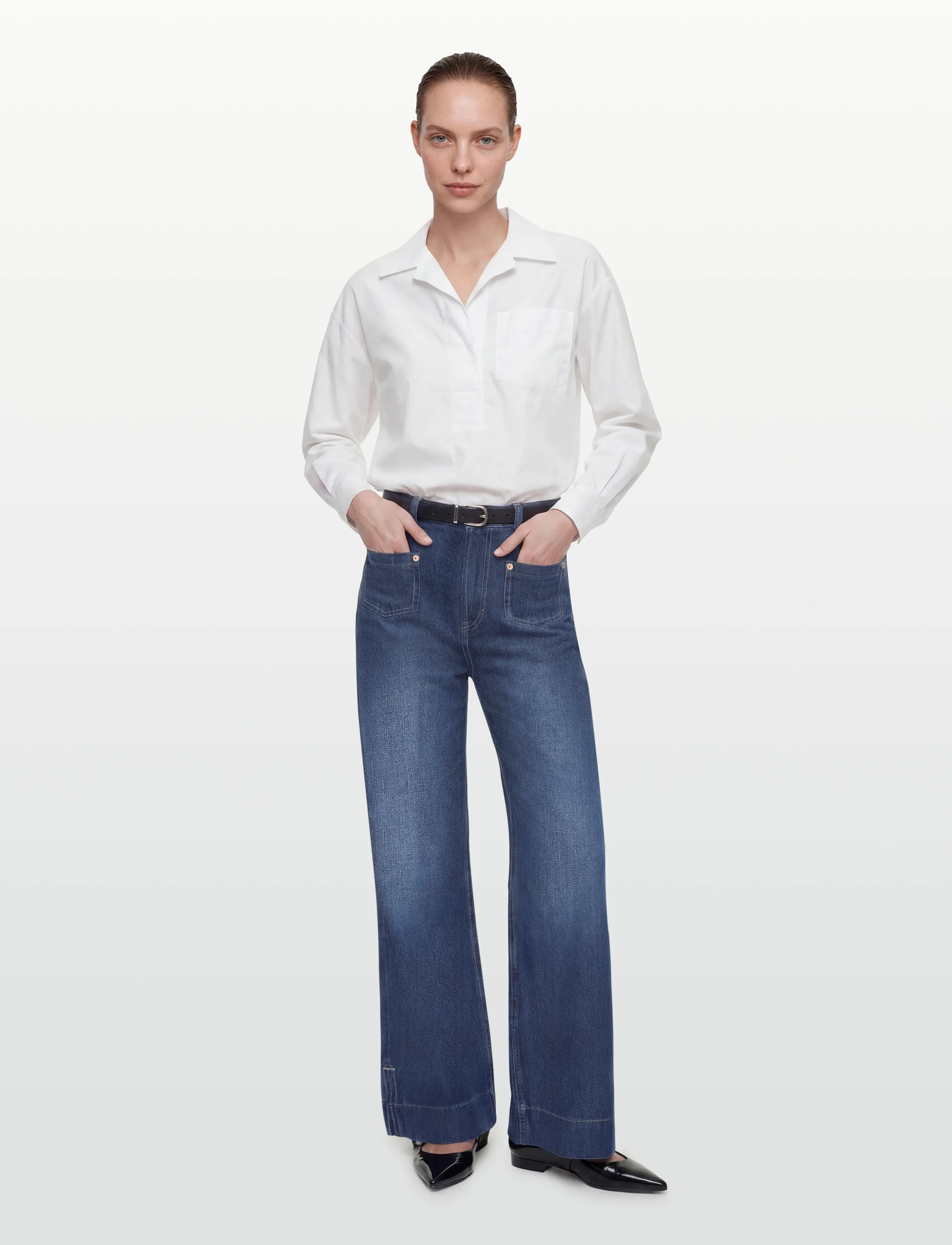 BOSS C_MARLENE FLR HR - Kleidung - DARK BLUE / blue